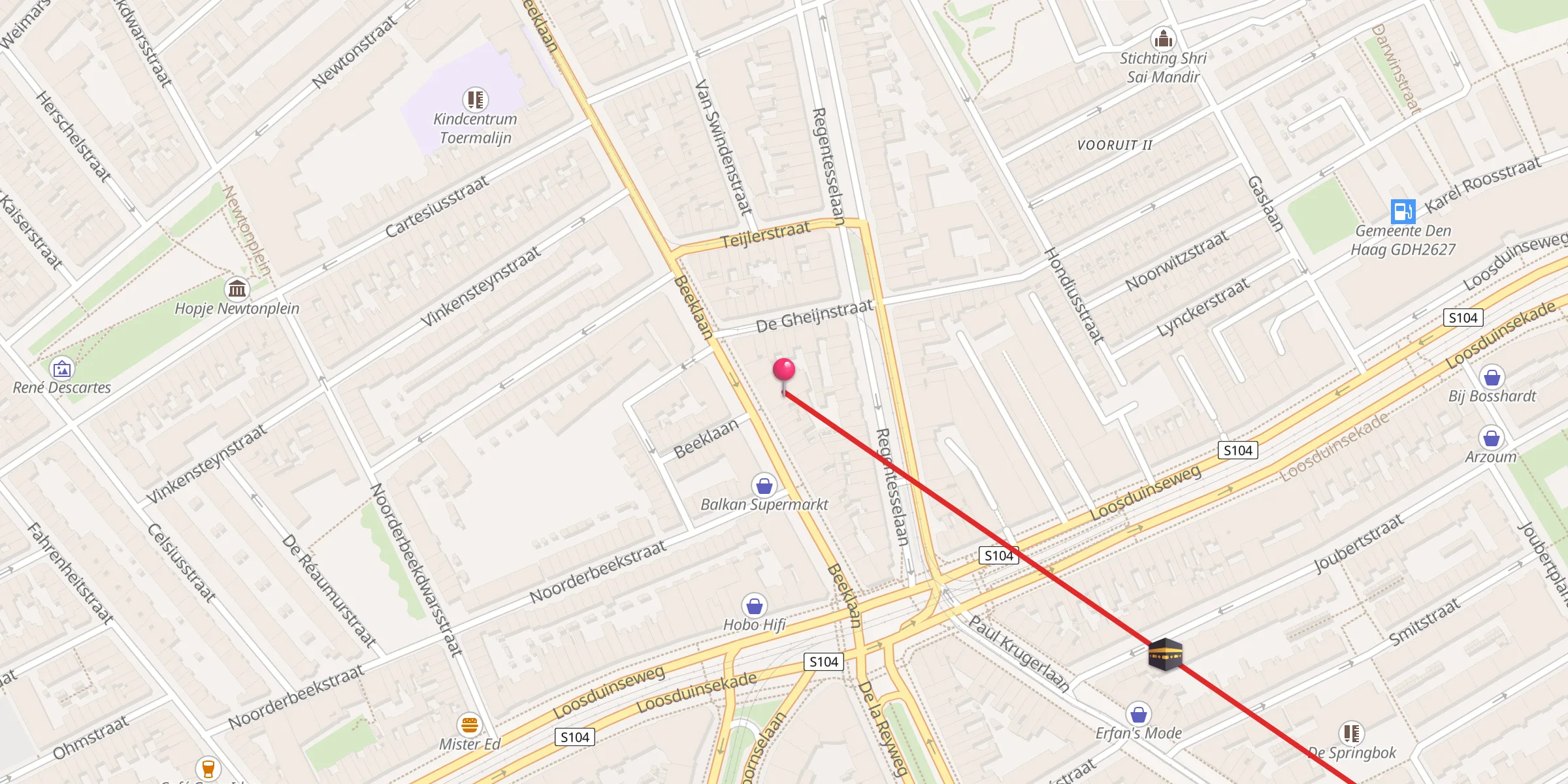 Carte de localisation : Moskee Quba