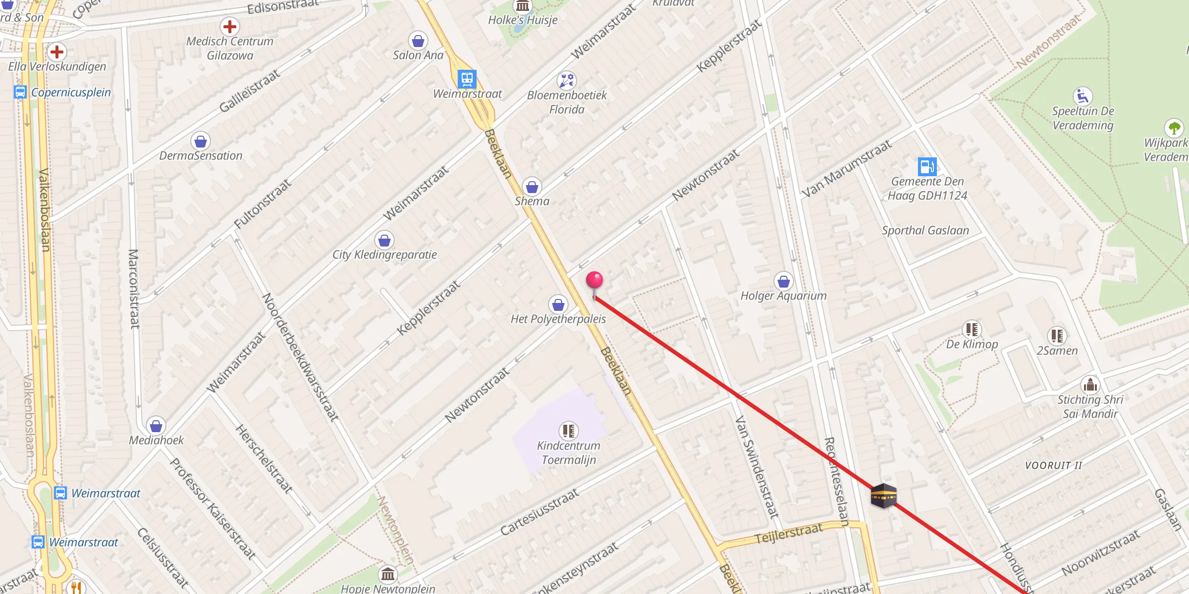 Carte de localisation : Moslim Informatie Centrum