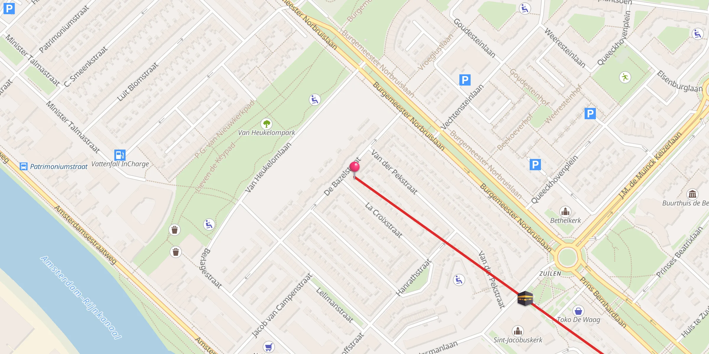 Carte de localisation : ICS Utrecht