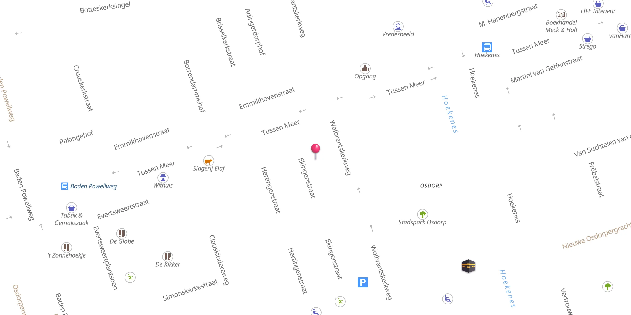 Carte de localisation : Masjid Euromoslim Amsterdam