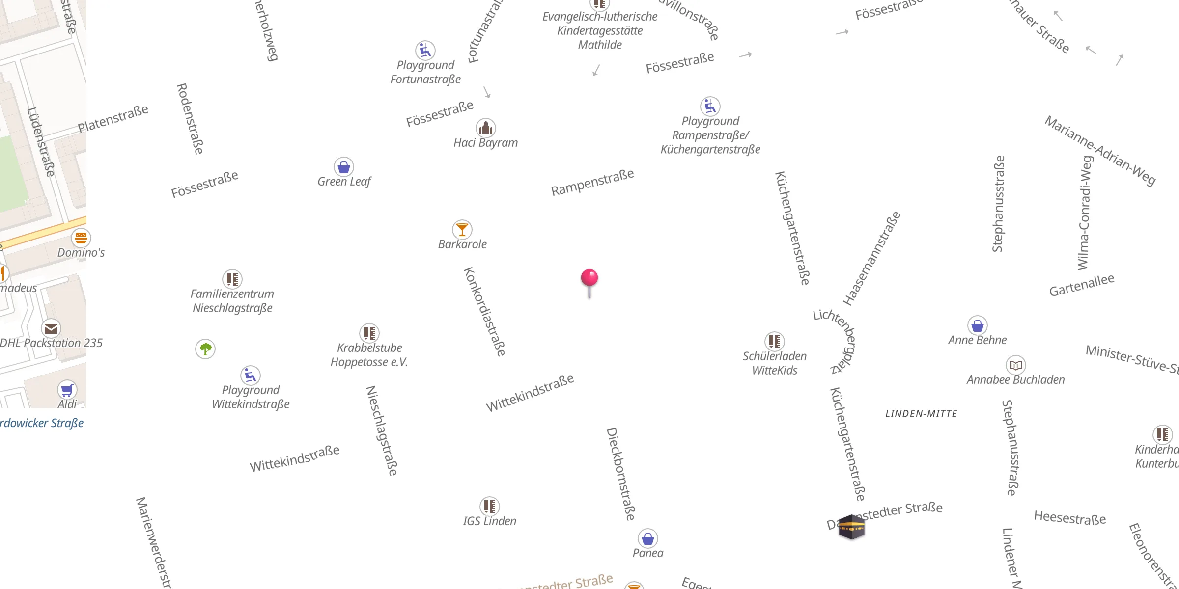 Carte de localisation : Jama'at un-Nur