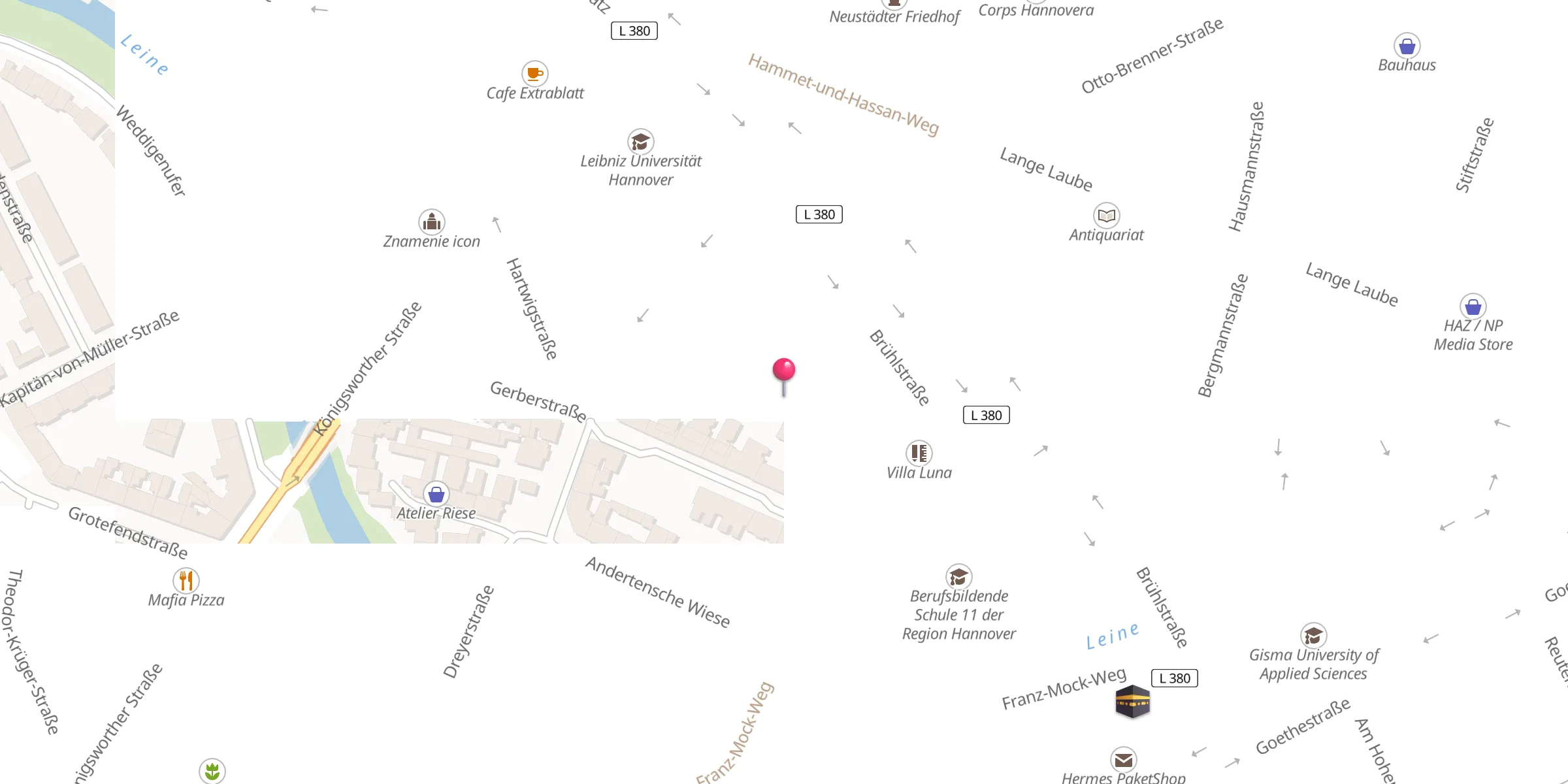 Carte de localisation : Mosquée