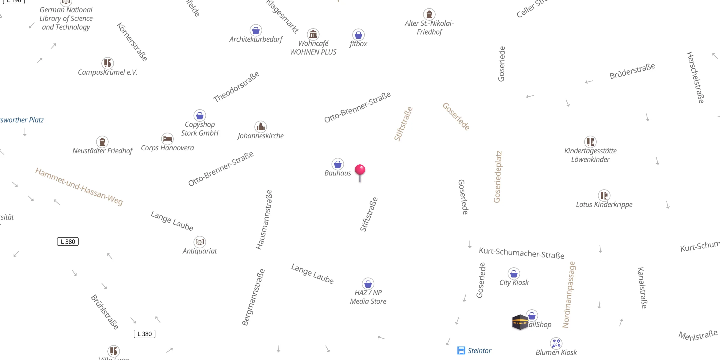 Carte de localisation : DİTİB-Moschee
