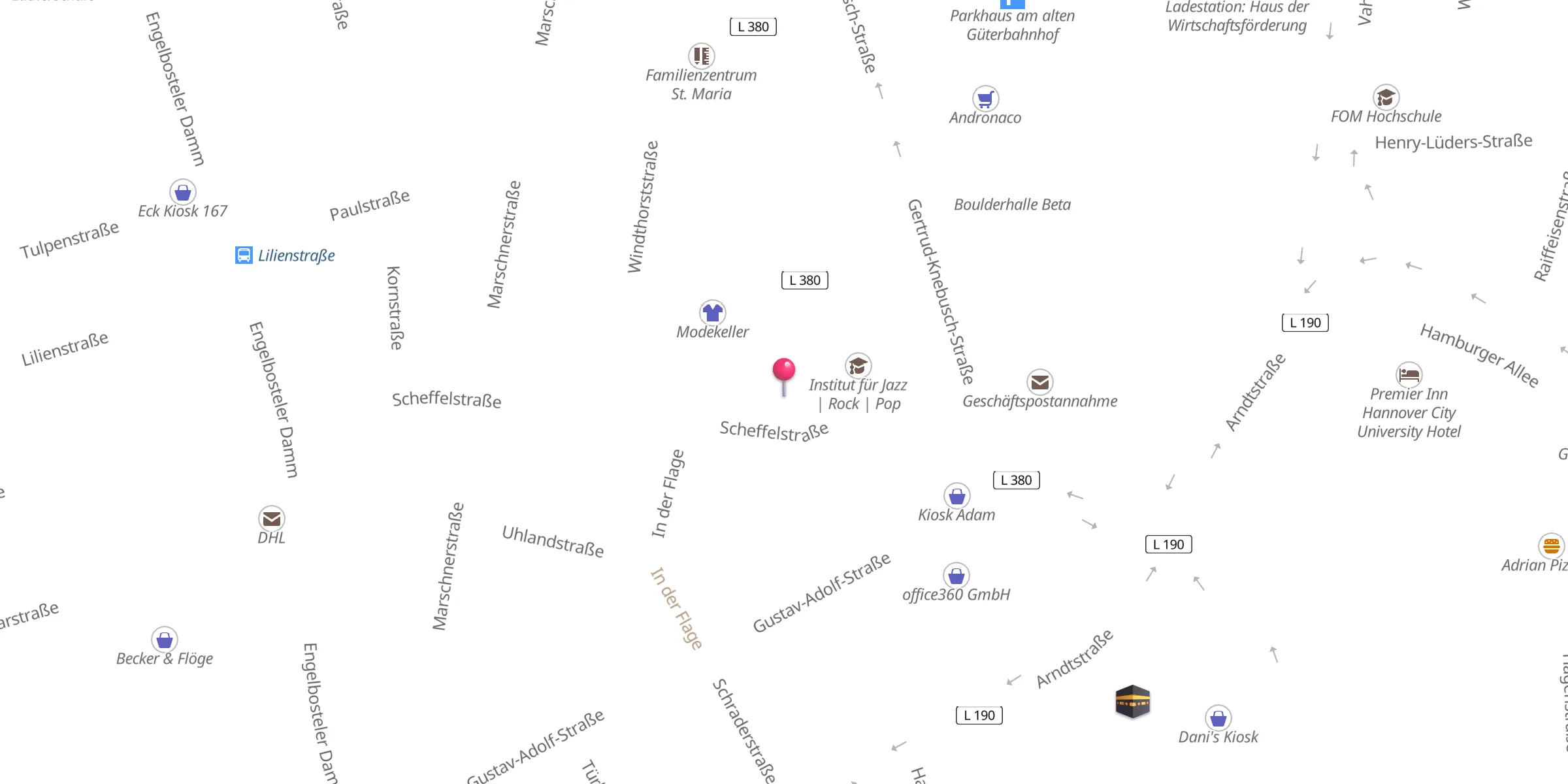 Carte de localisation : Ayasofya Moschee