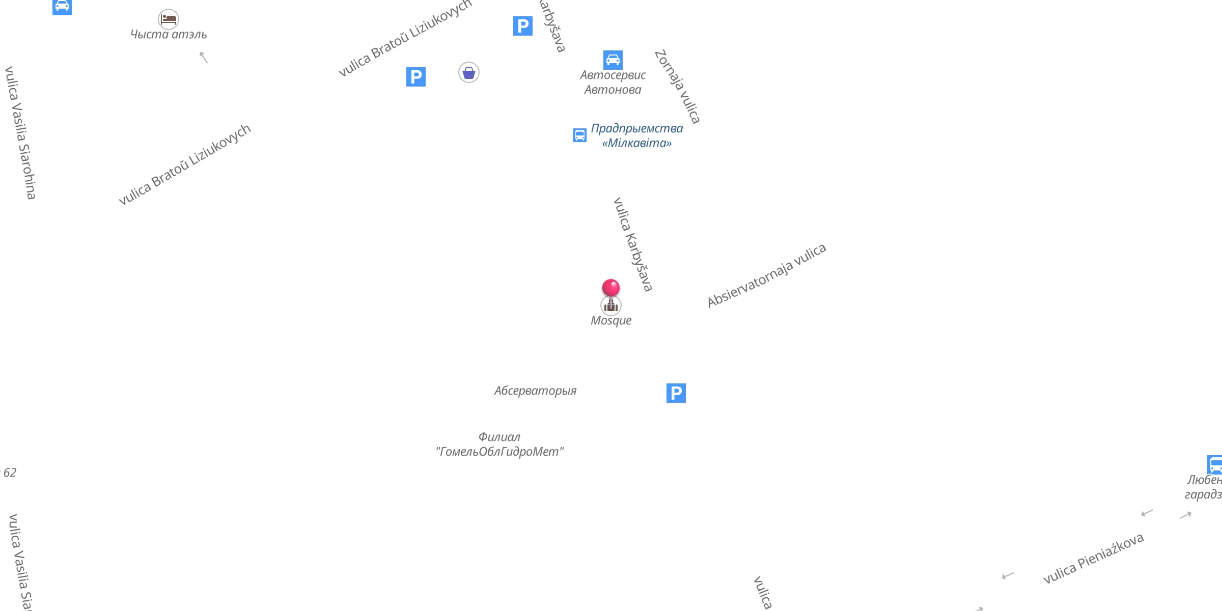 Carte de localisation : Мячэць