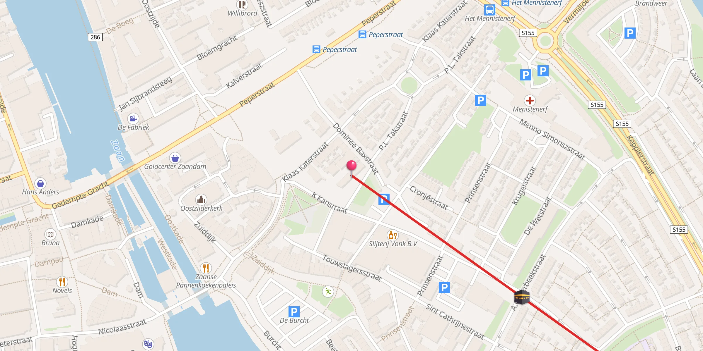 Carte de localisation : IGMG Osmanlı Moskee