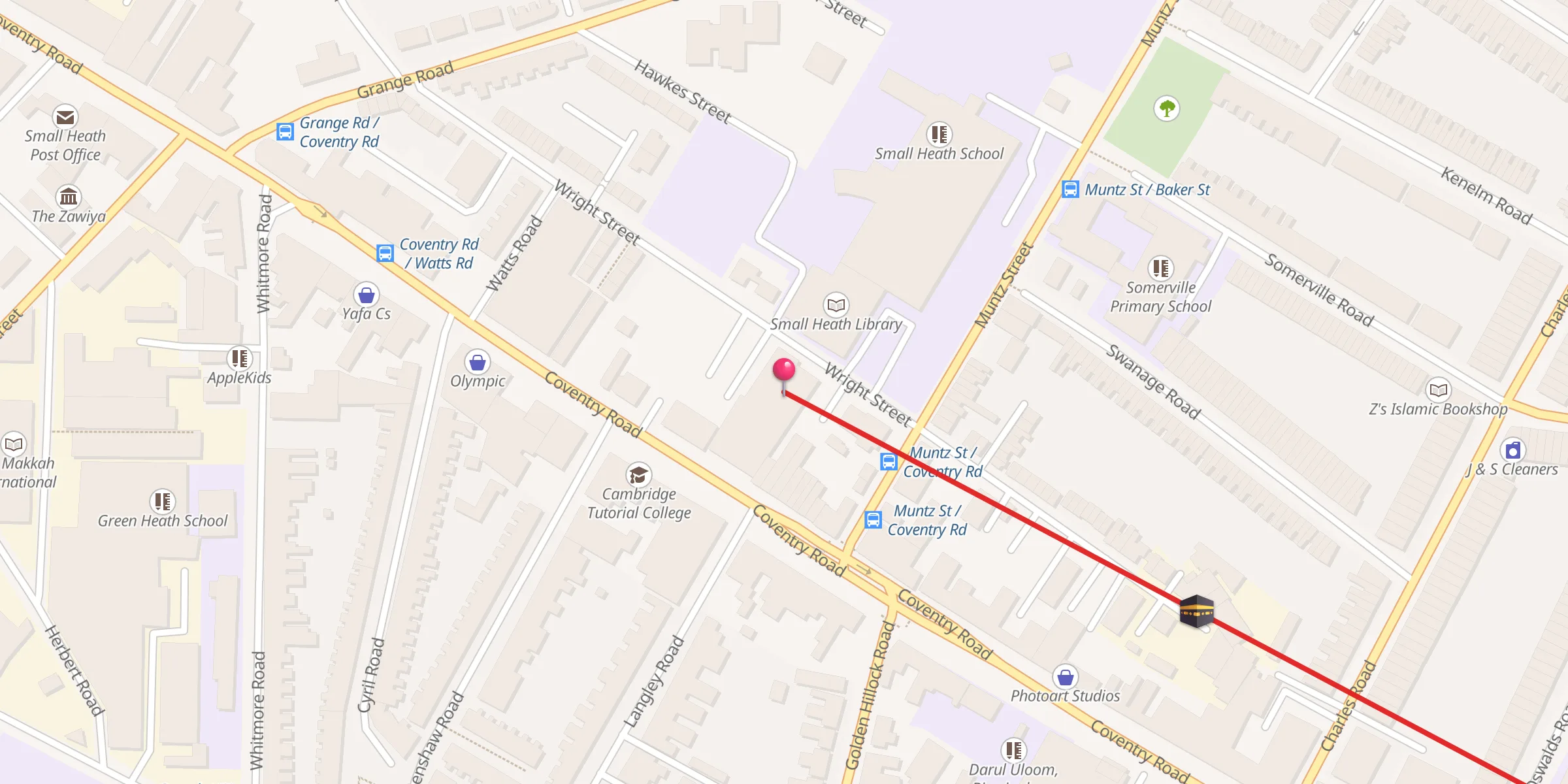 Carte de localisation : Masjid Salafi