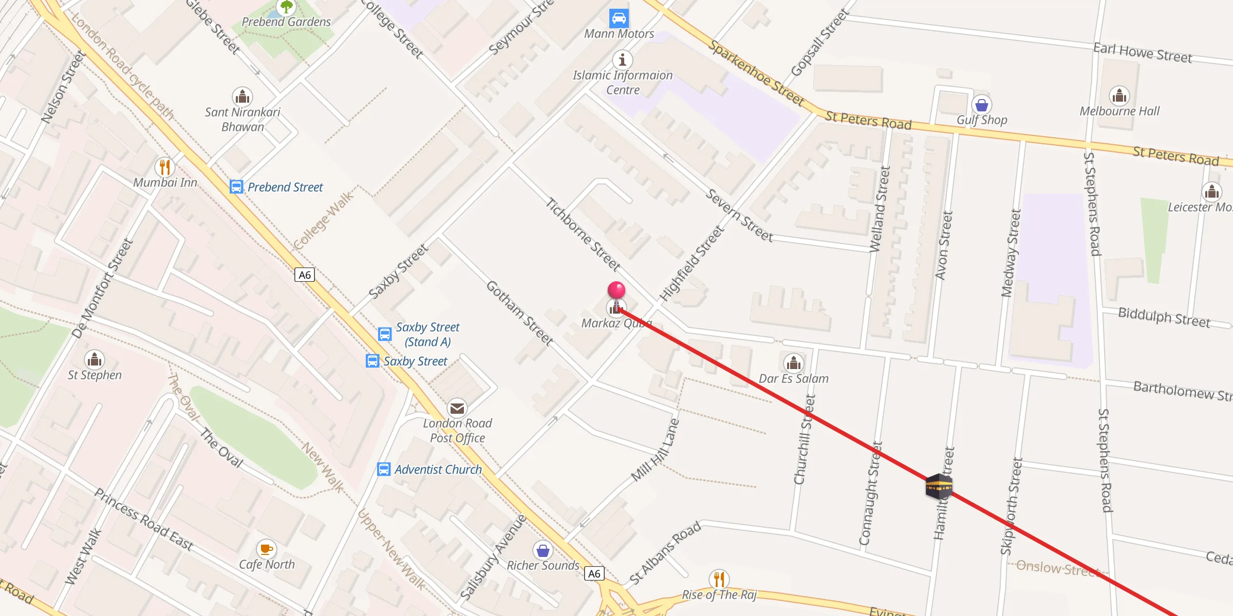 Carte de localisation : Markaz Quba