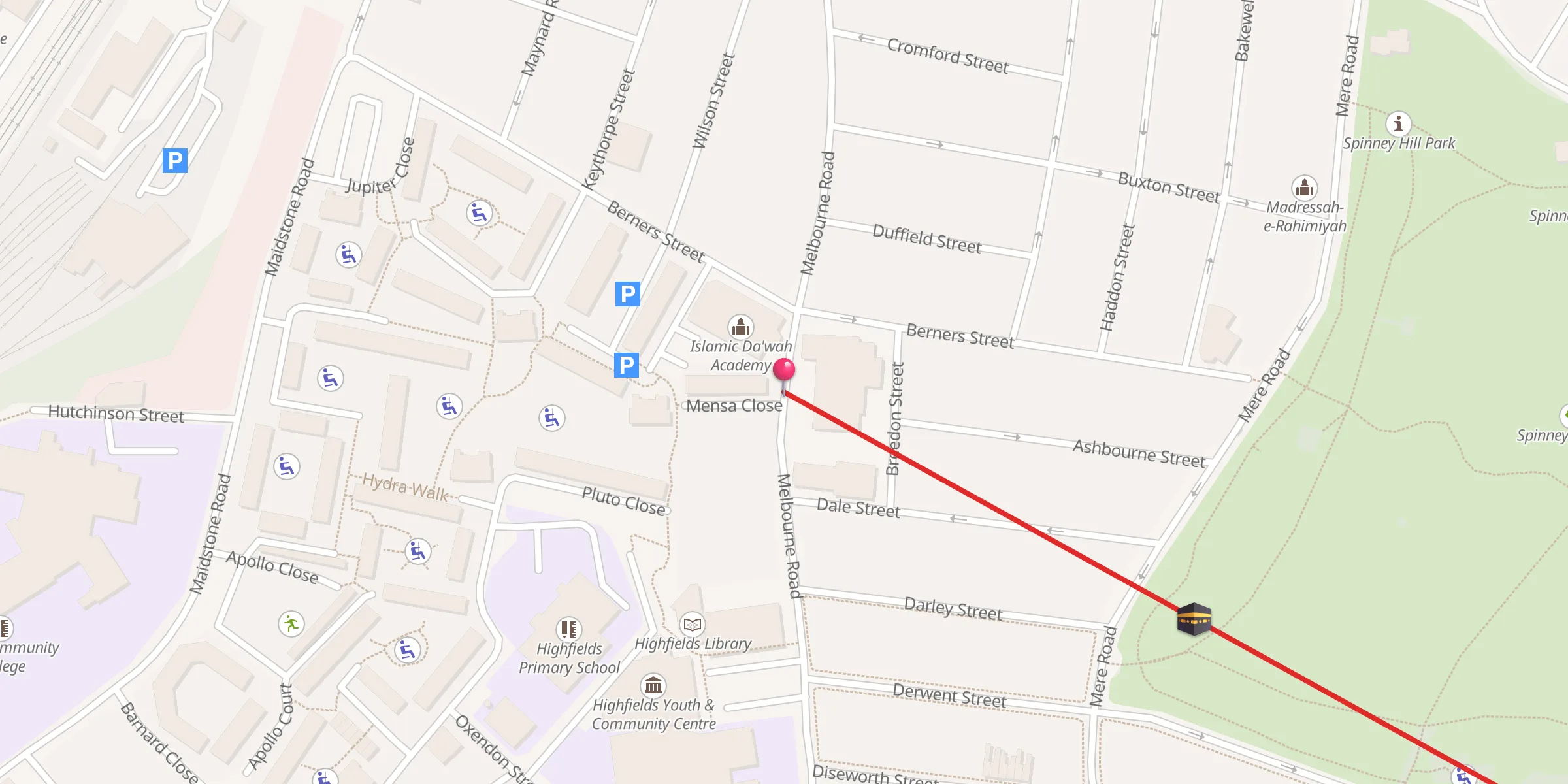 Carte de localisation : Islamic Da'wah Academy