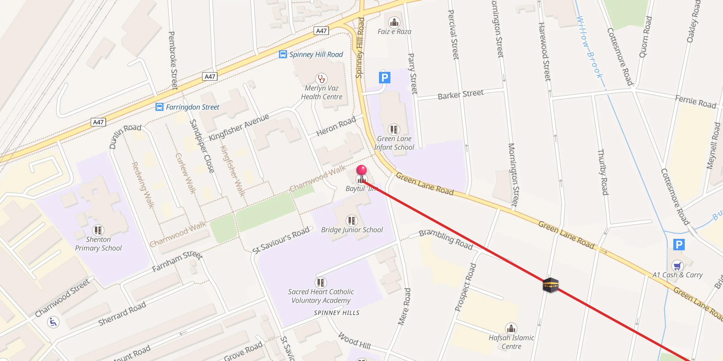 Carte de localisation : Baytul 'Ilm