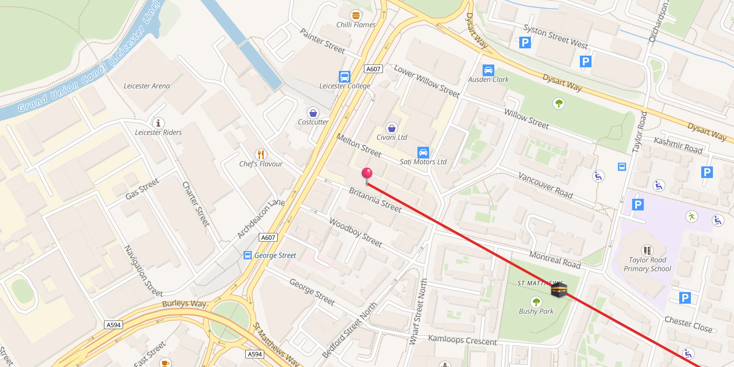 Carte de localisation : Masjid Al Huda