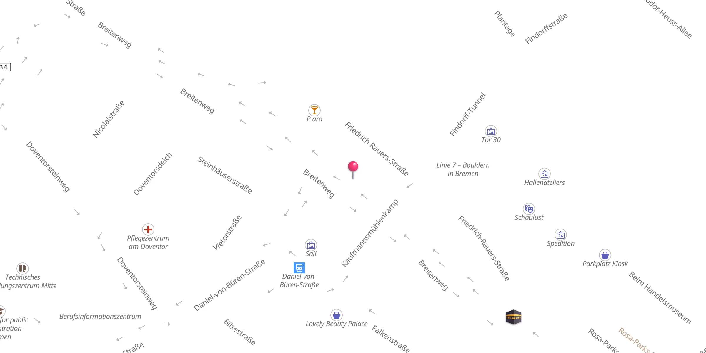 Carte de localisation : Islamisches Kulturzentrum