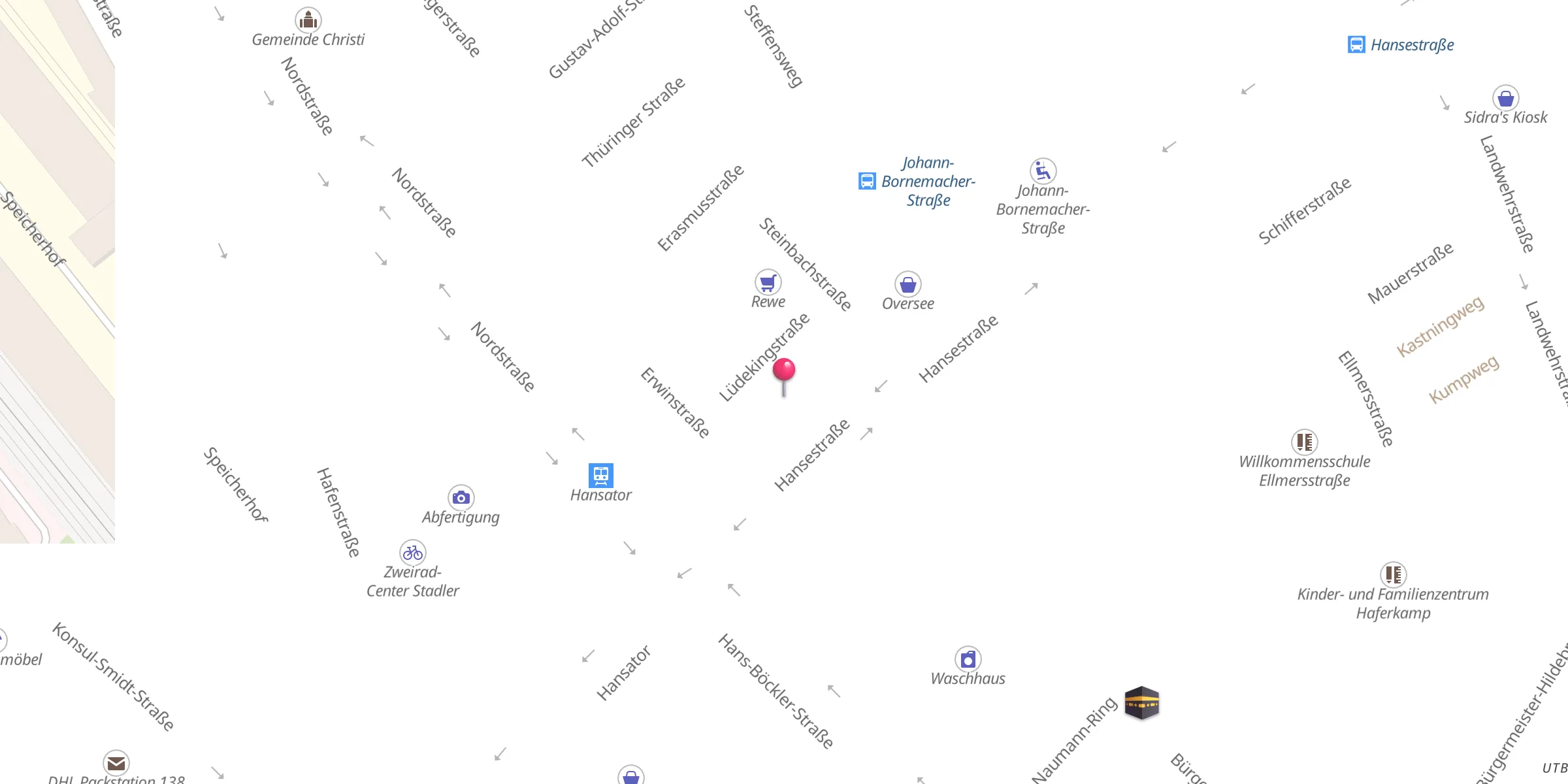 Carte de localisation : Said'i Kurdi Moschee
