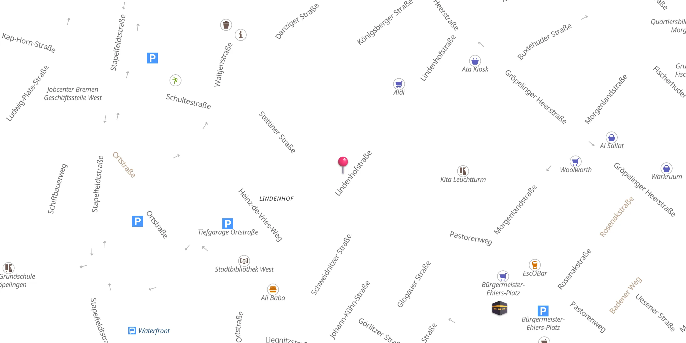 Carte de localisation : Mevlana-Moschee