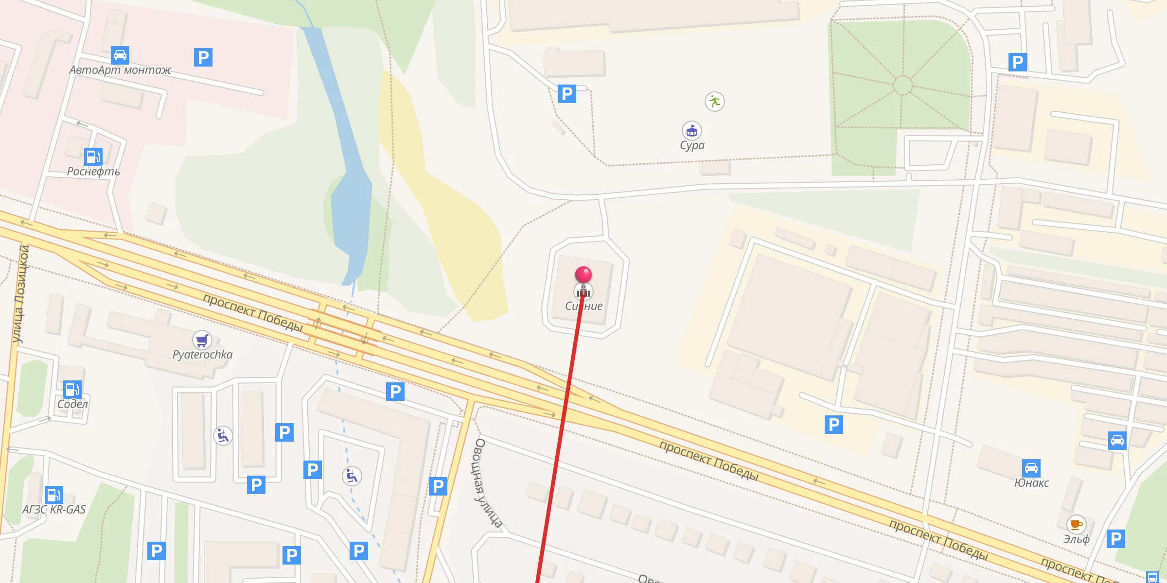 Carte de localisation : Сияние