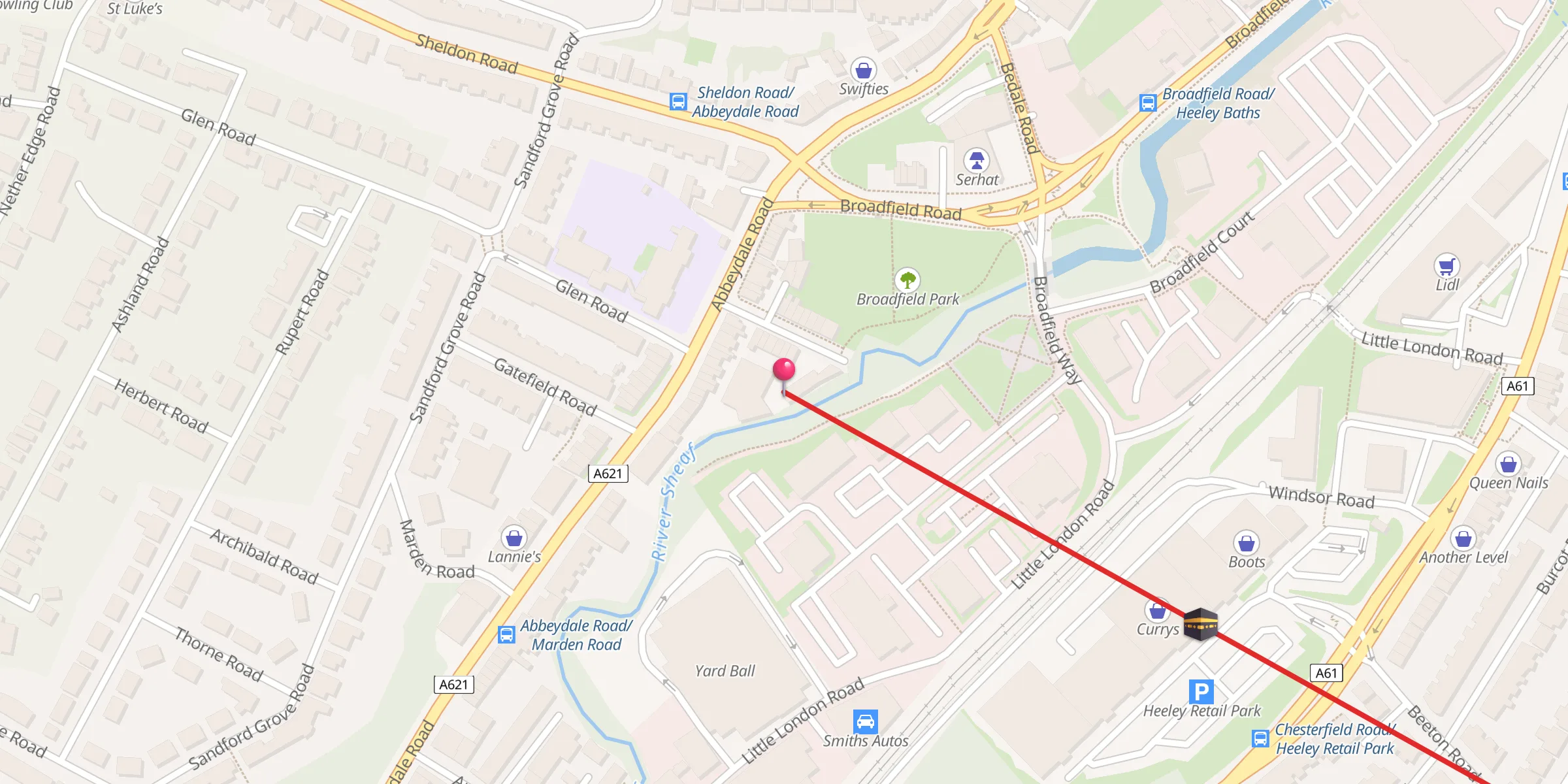 Carte de localisation : Jamia Masjid & Usmania Education Centre
