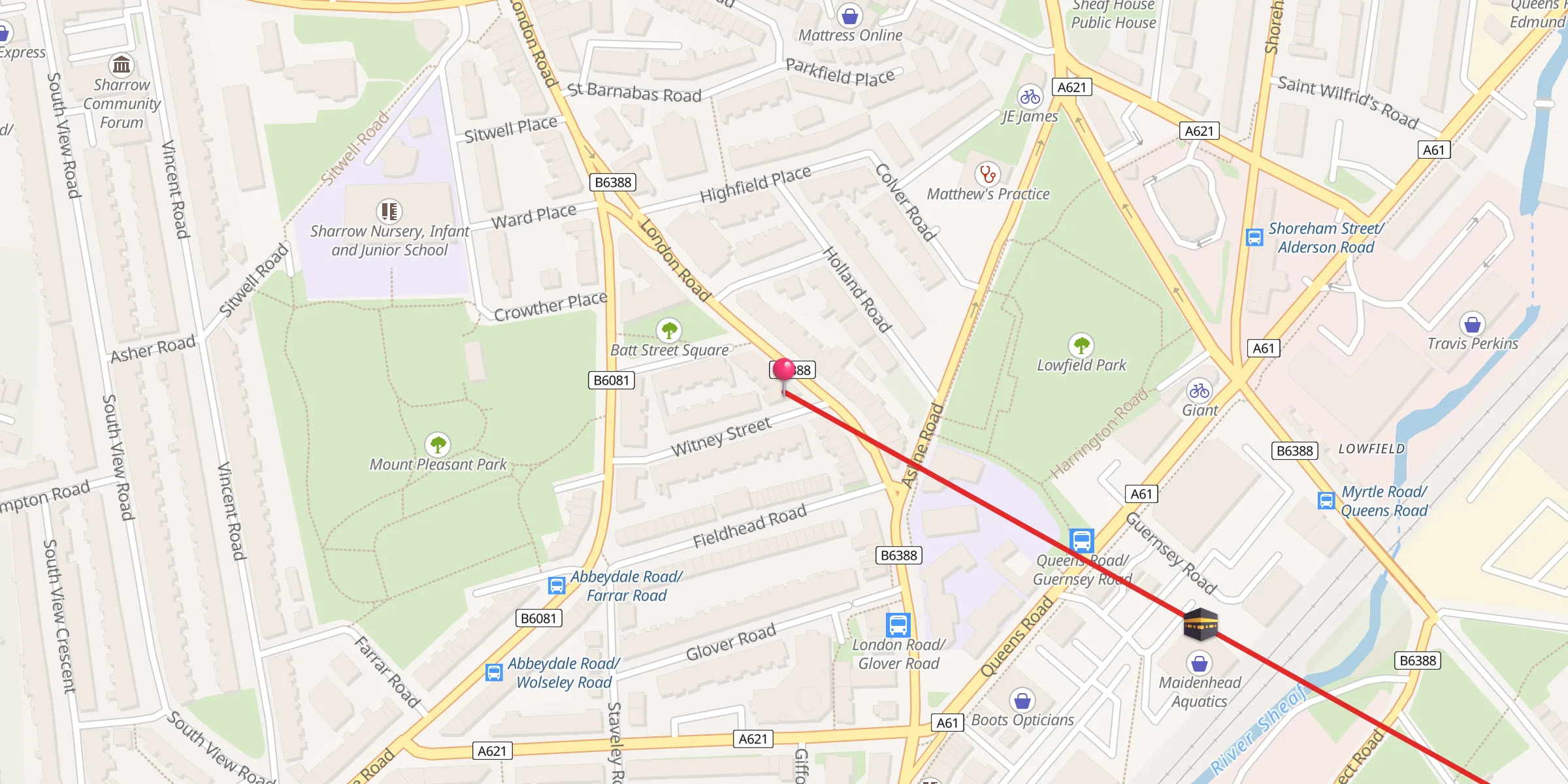 Carte de localisation : Baitul Mukarram Jame Masjid