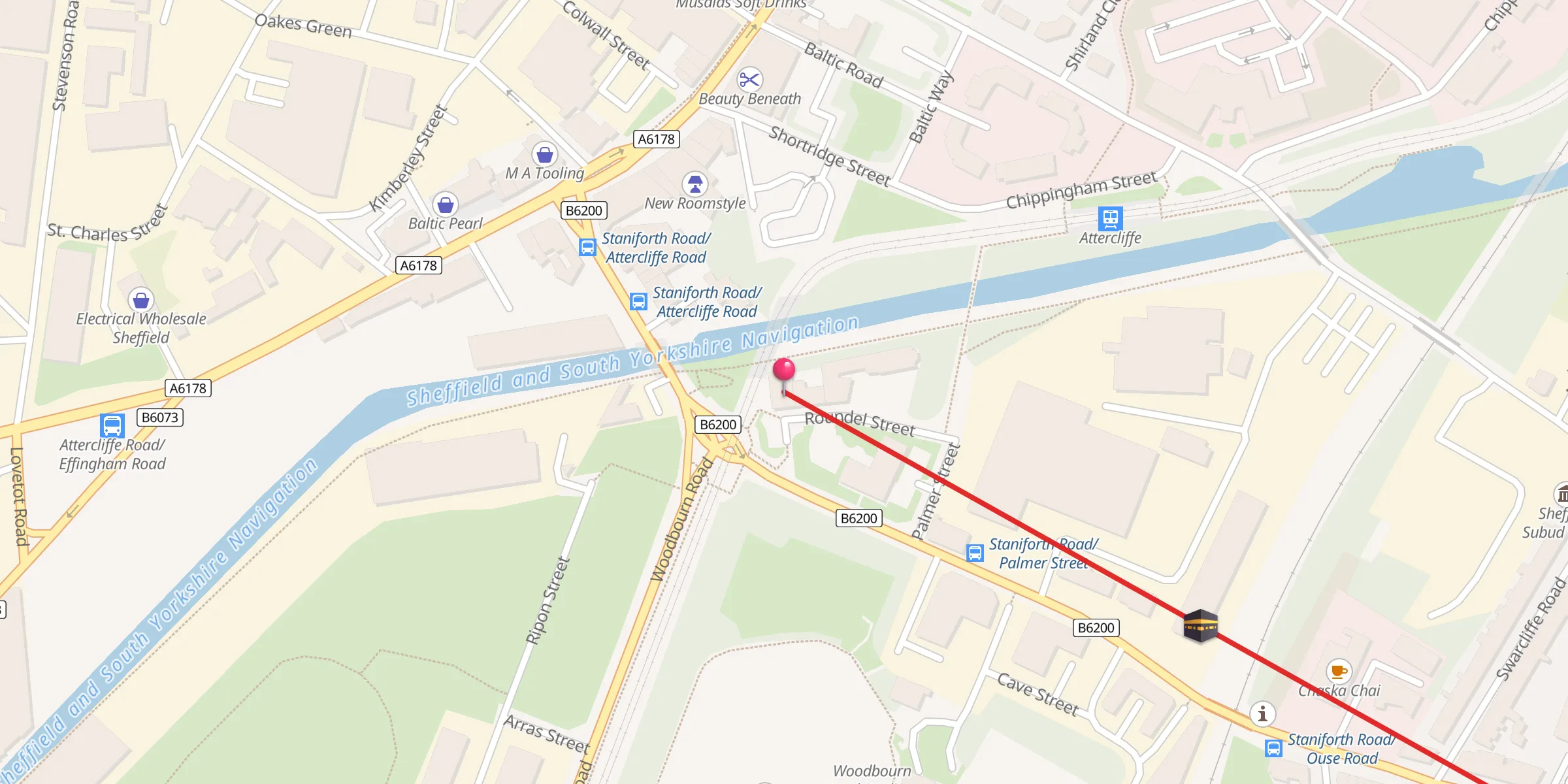 Carte de localisation : Aaliyah Mosque