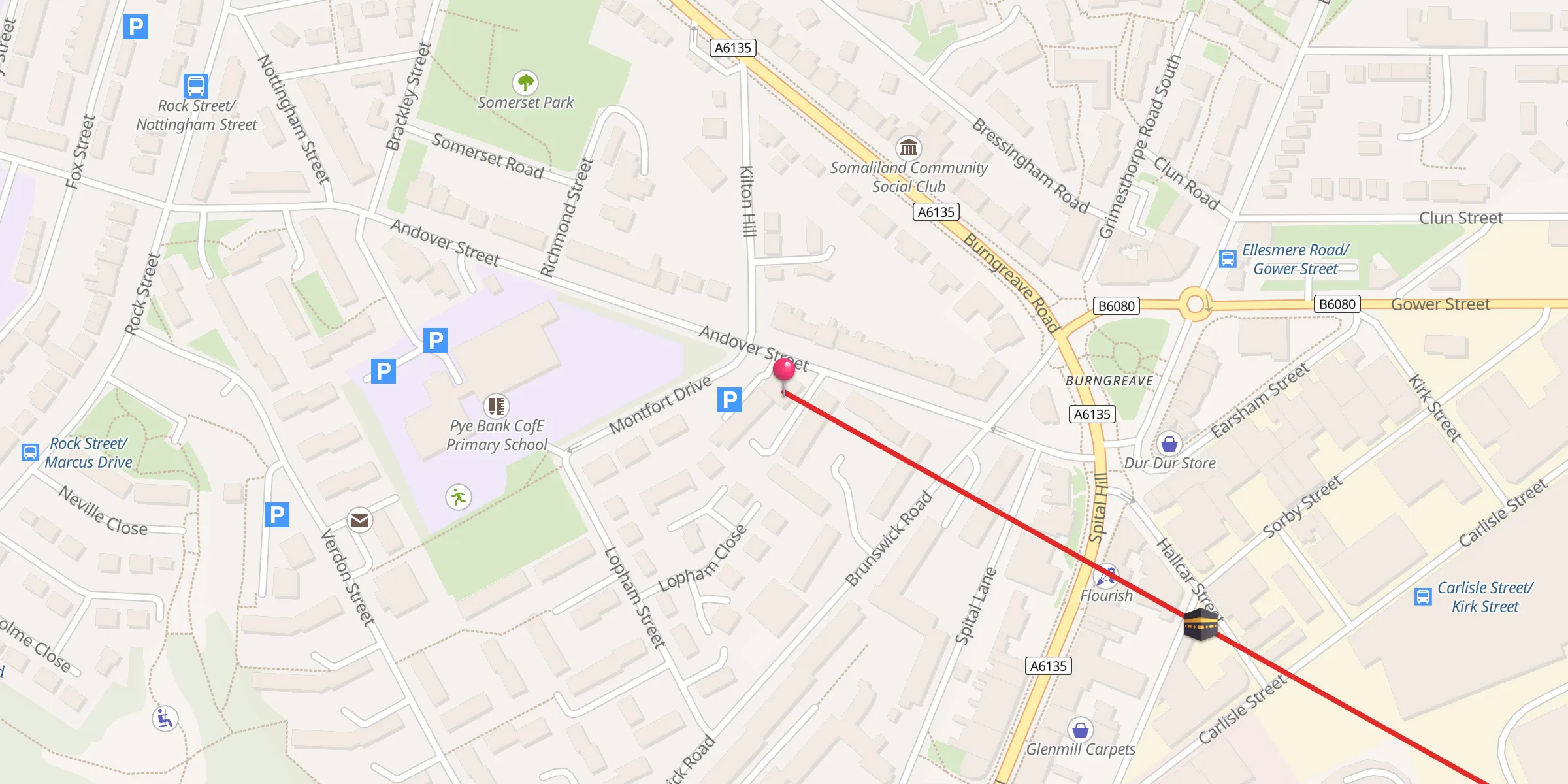 Carte de localisation : At-Taqwa Centre