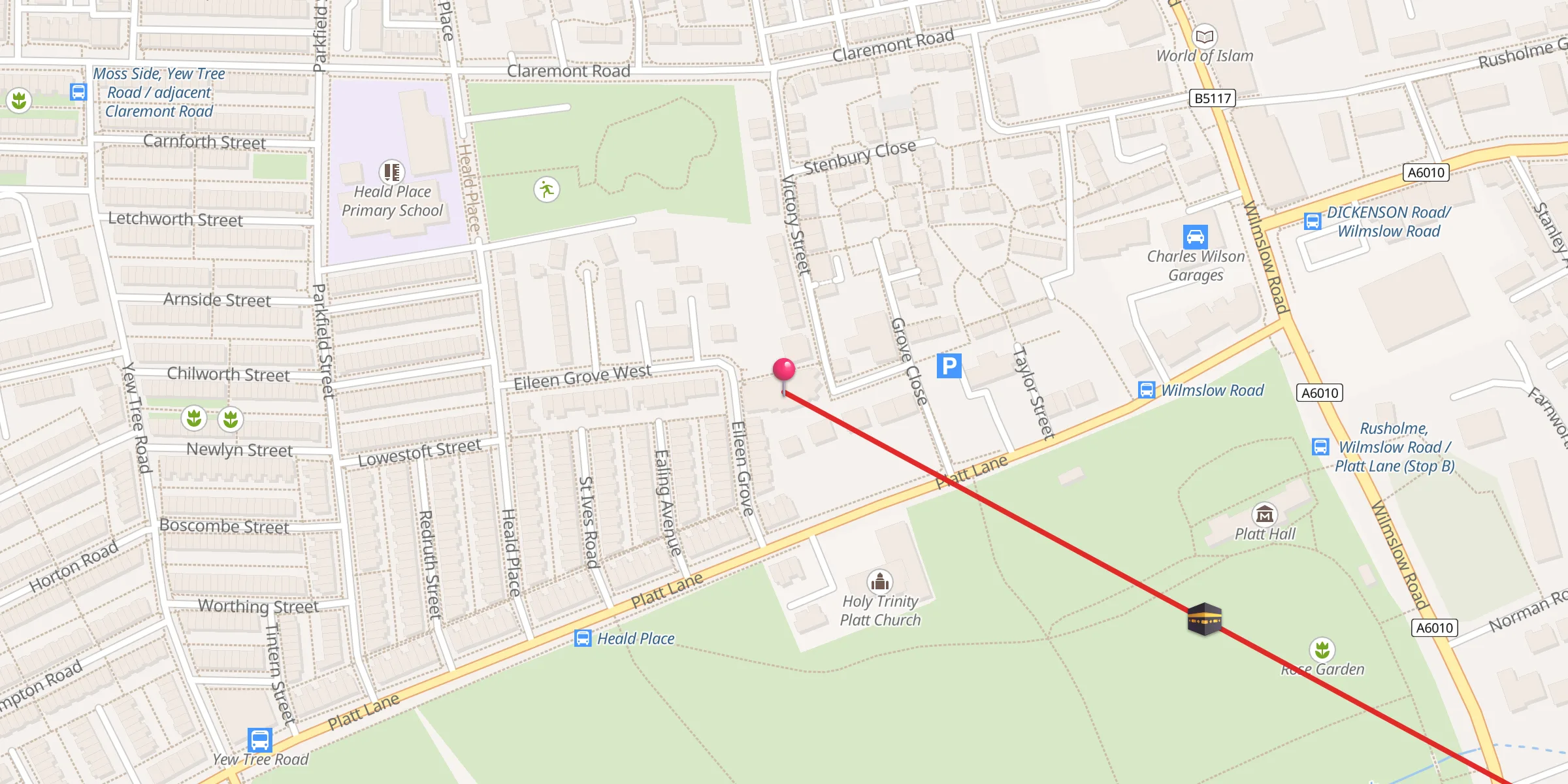 Carte de localisation : Shahjalal Mosque and Islamic Centre