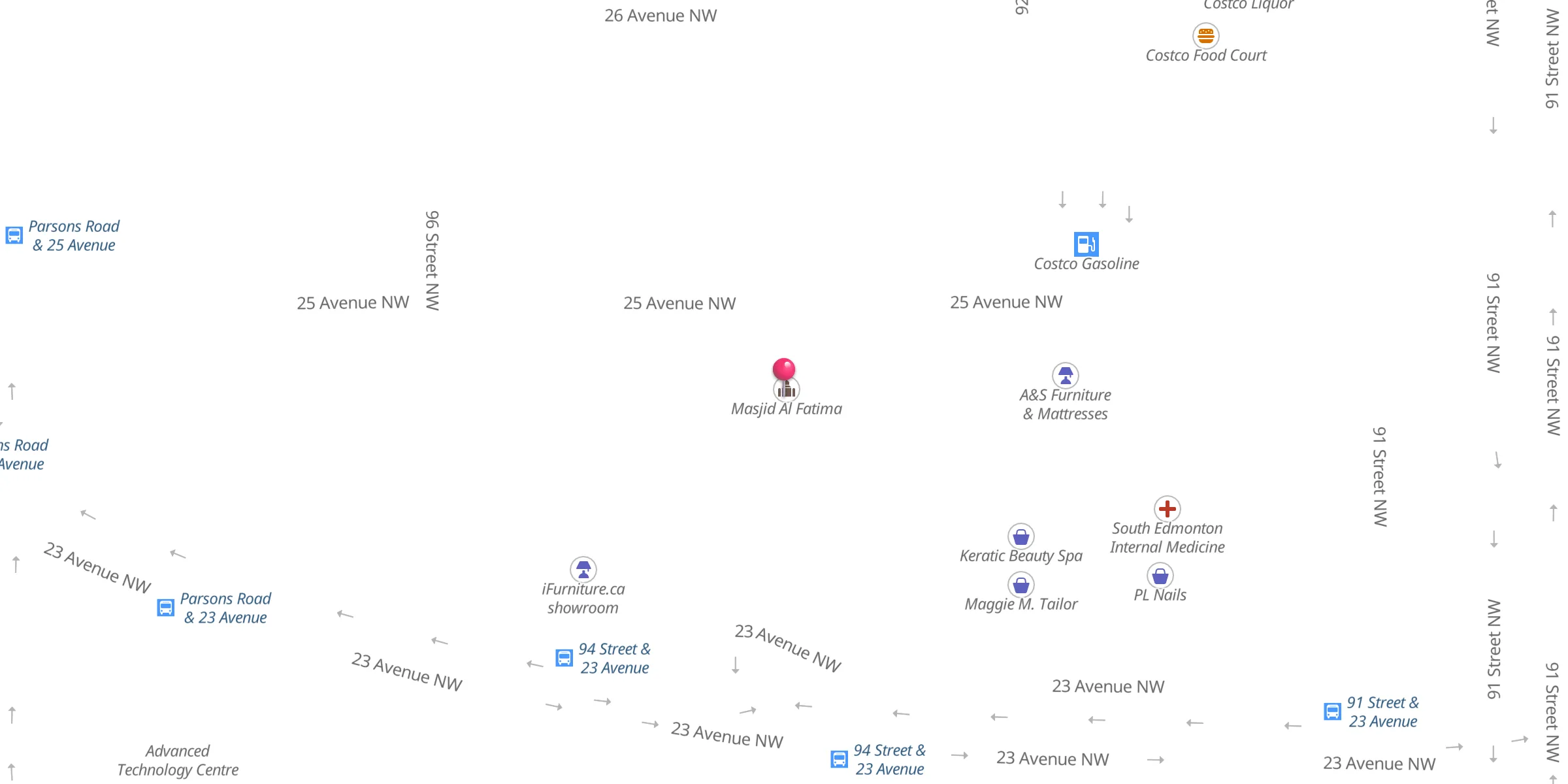 Carte de localisation : Masjid Al Fatima