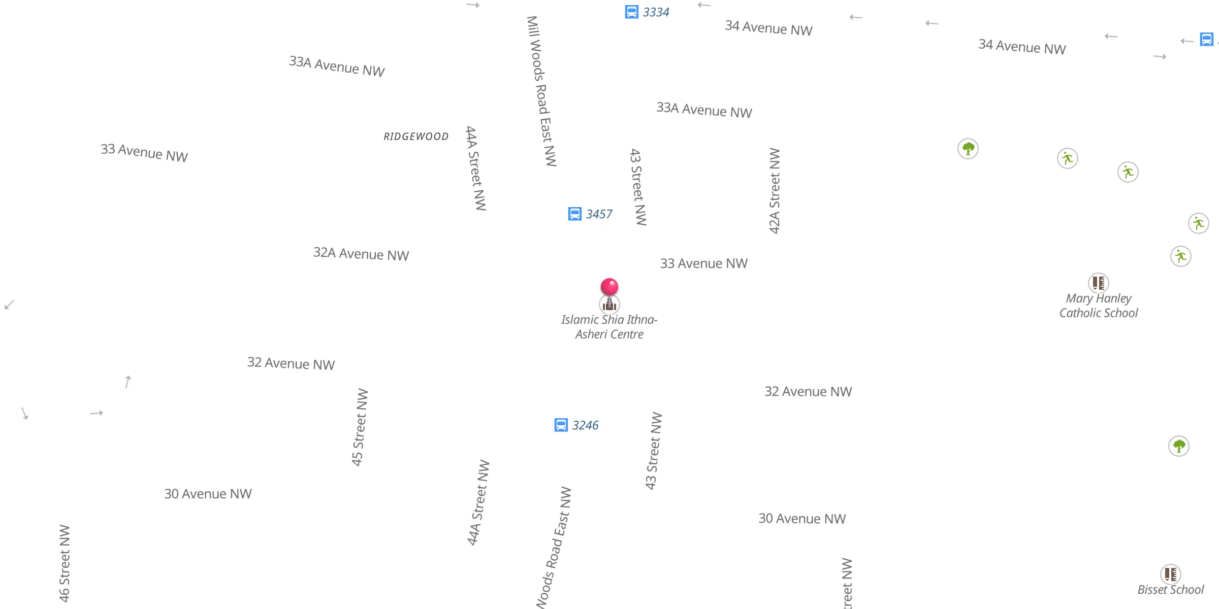 Carte de localisation : Islamic Shia Ithna-Asheri Centre