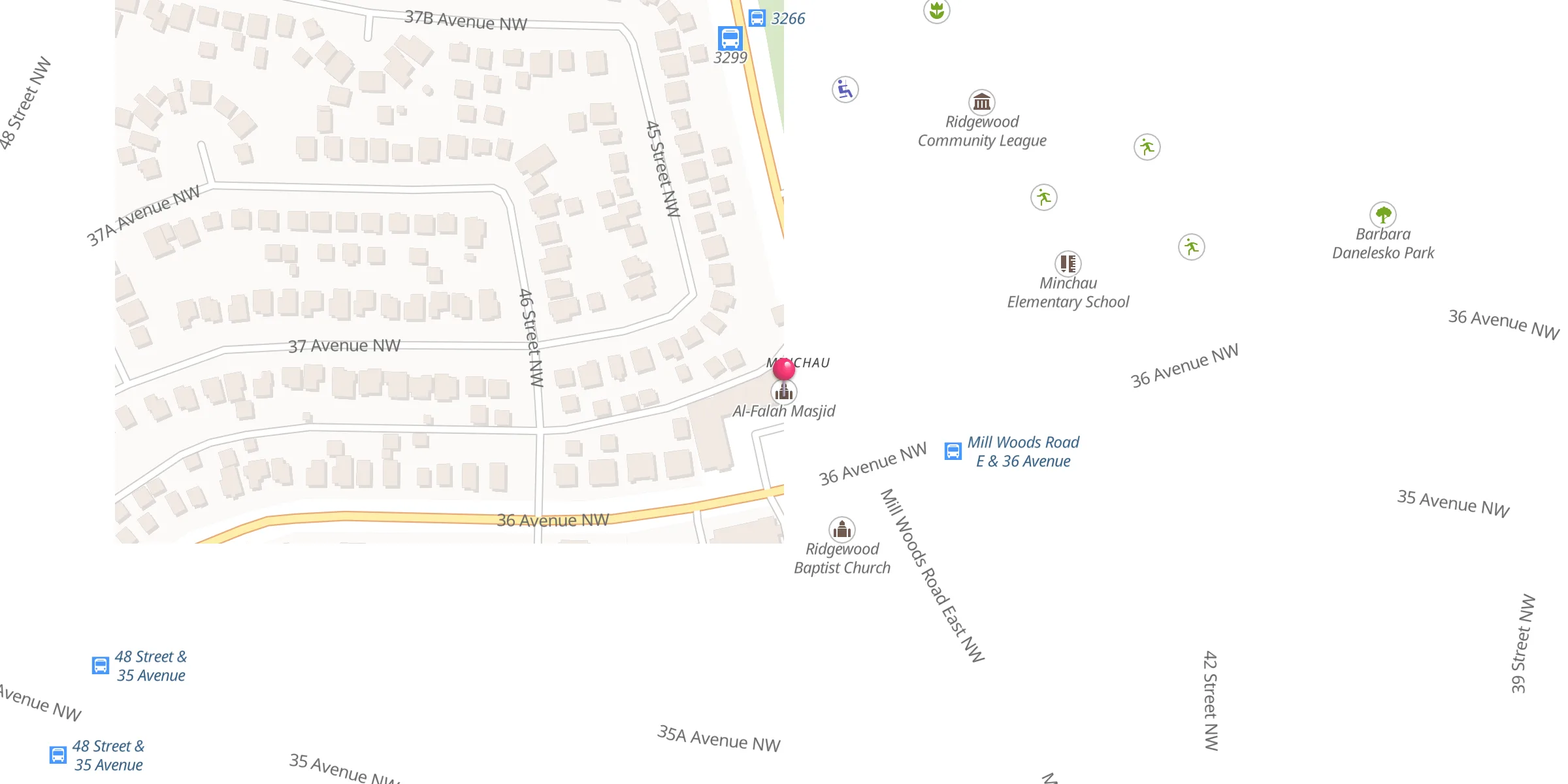 Carte de localisation : Al-Falah Masjid
