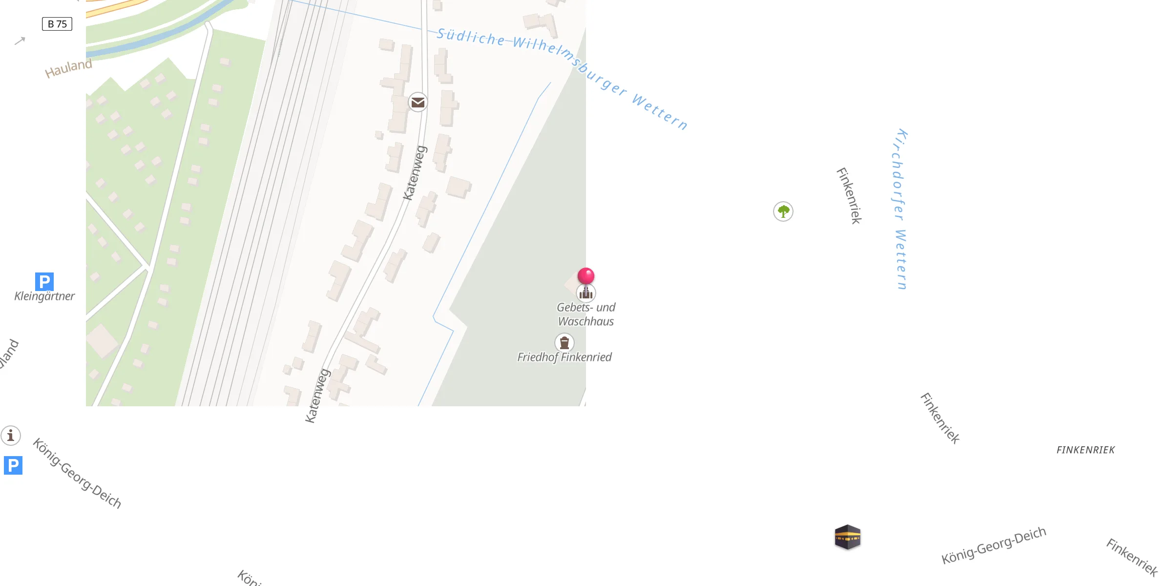 Carte de localisation : Gebets- und Waschhaus