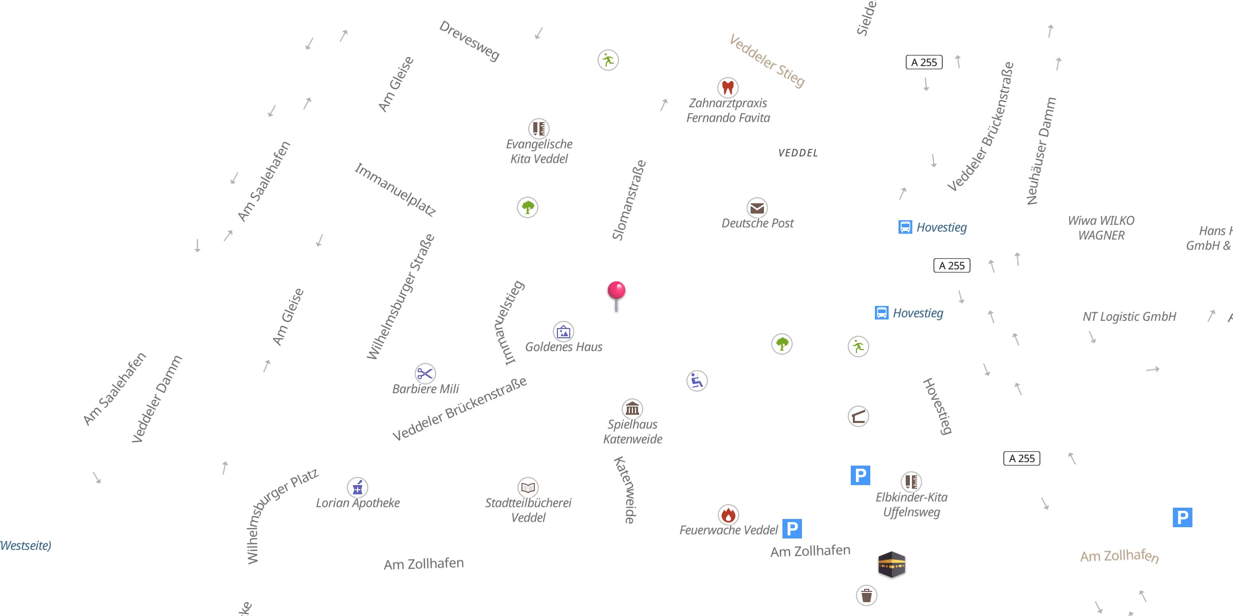 Carte de localisation : Islamische Gemeinde - Veddel Moschee