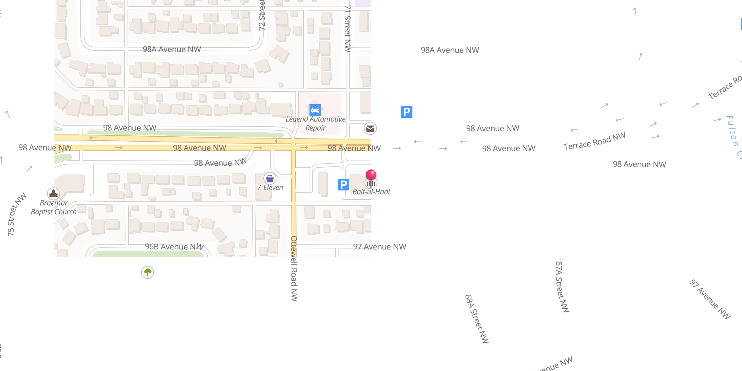 Carte de localisation : Bait-ul-Hadi
