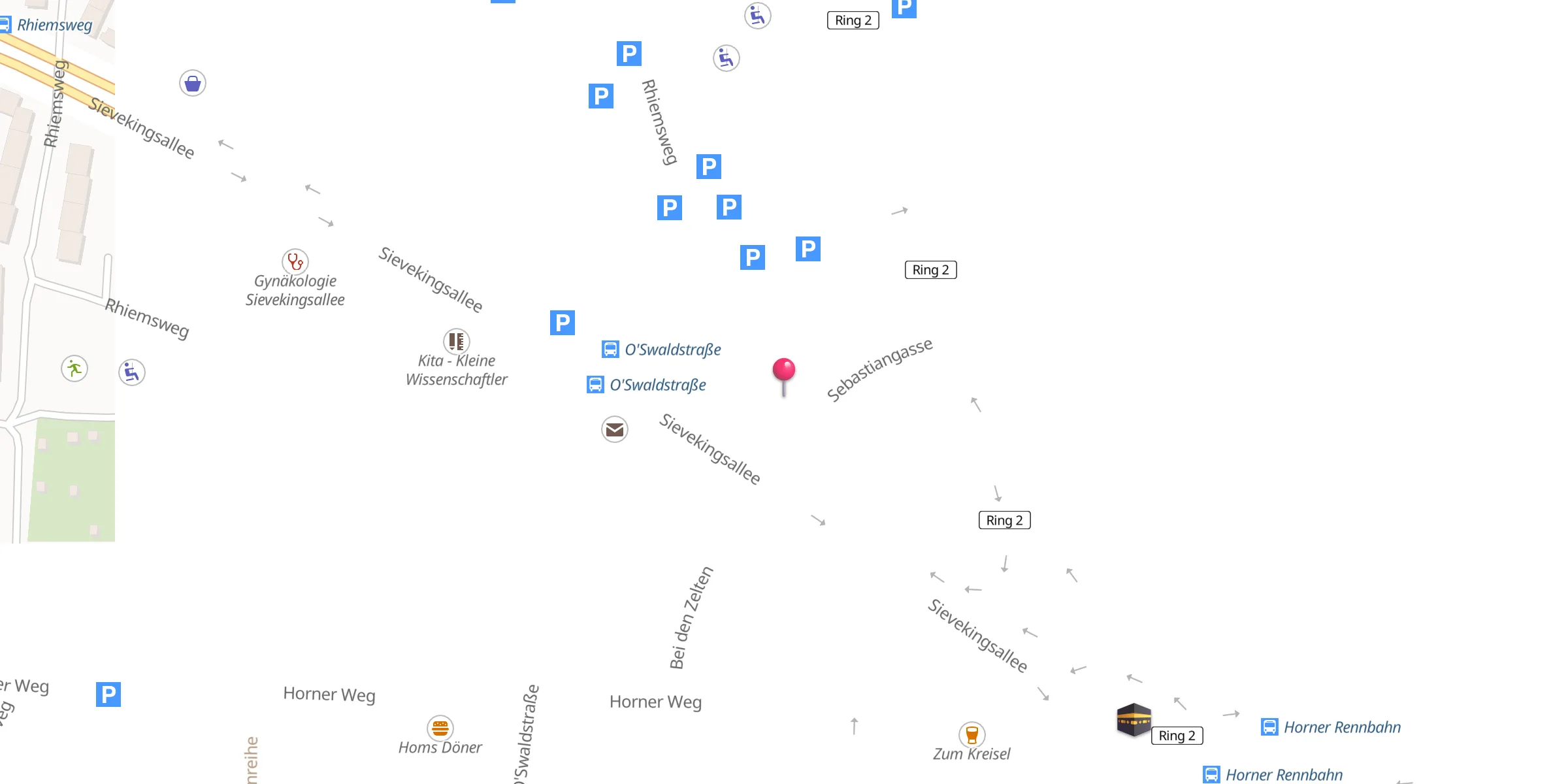Carte de localisation : Al-Nour-Moschee