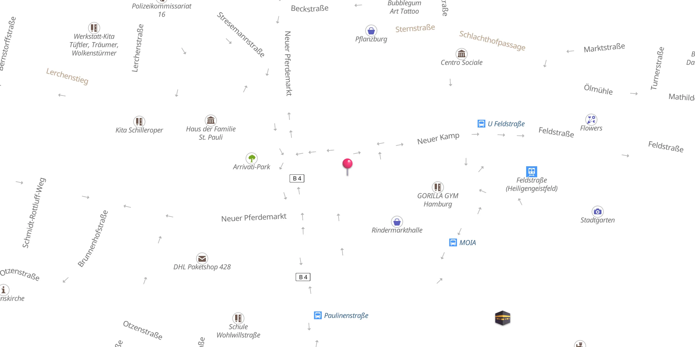 Carte de localisation : Mevlana Moschee