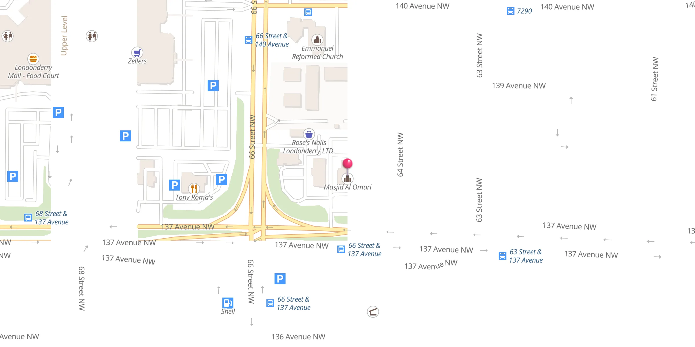 Carte de localisation : Masjid Al Omari