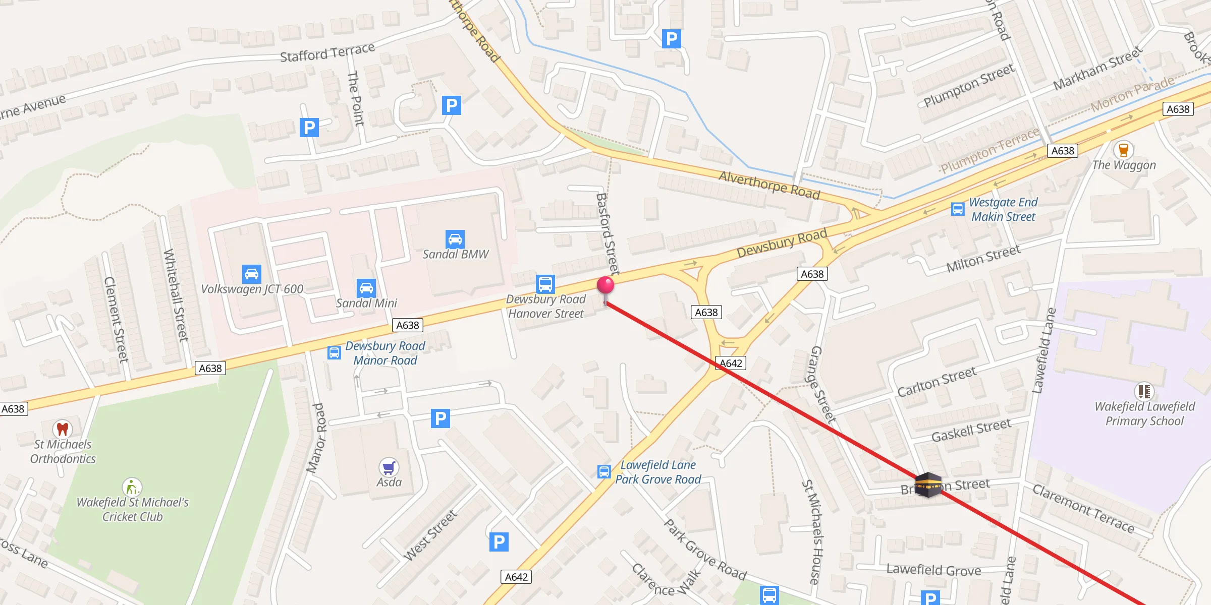 Carte de localisation : Al Markaz Ul Islami