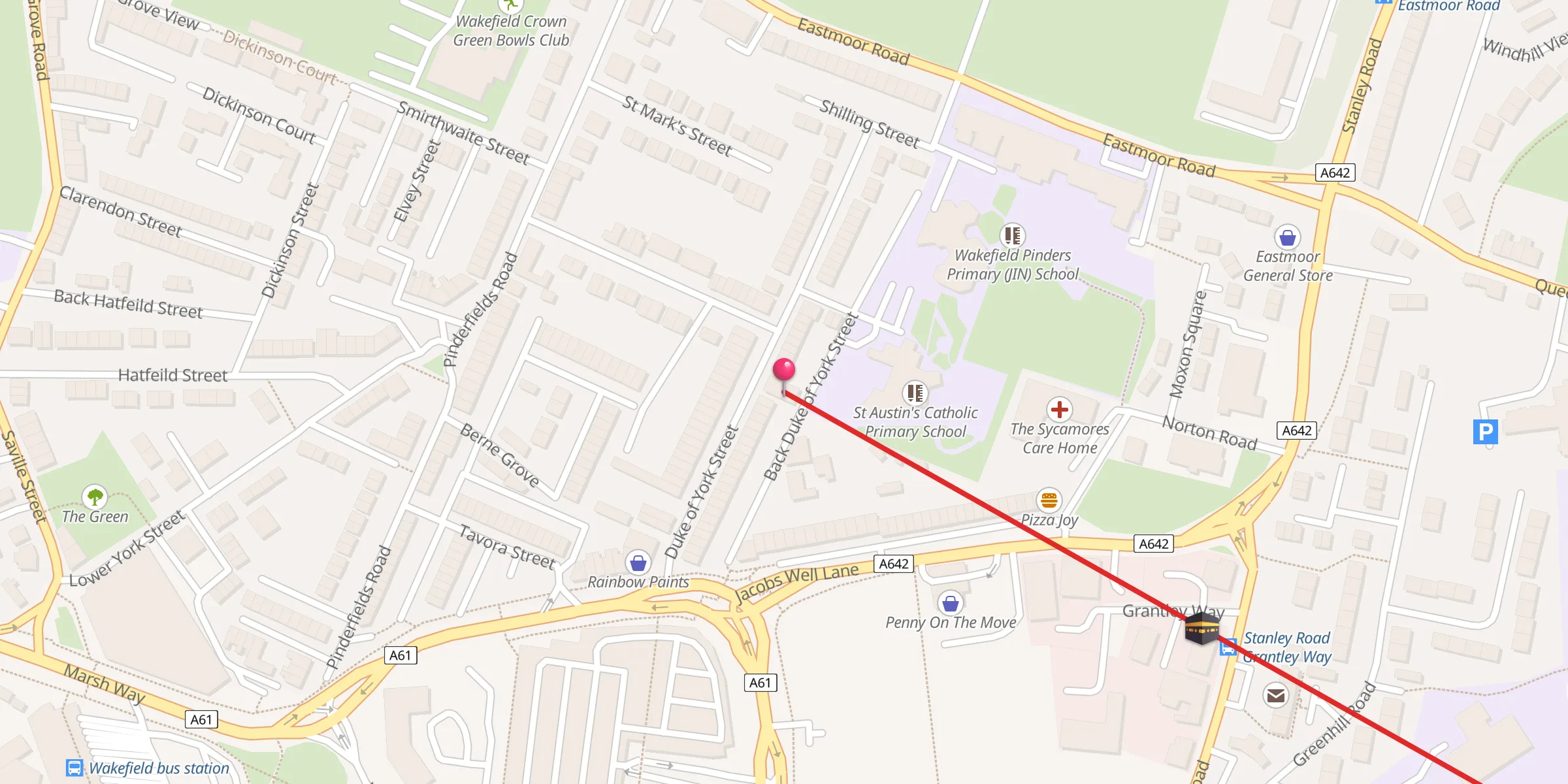 Carte de localisation : Jamia Mosque