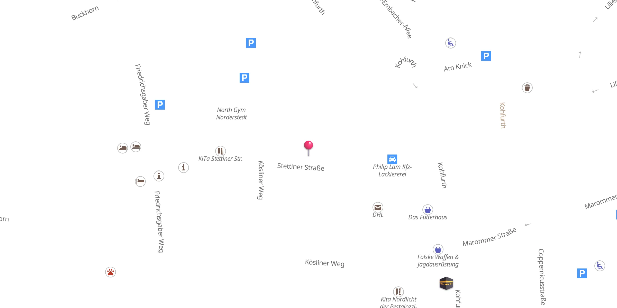 Carte de localisation : Norderstedt Camii