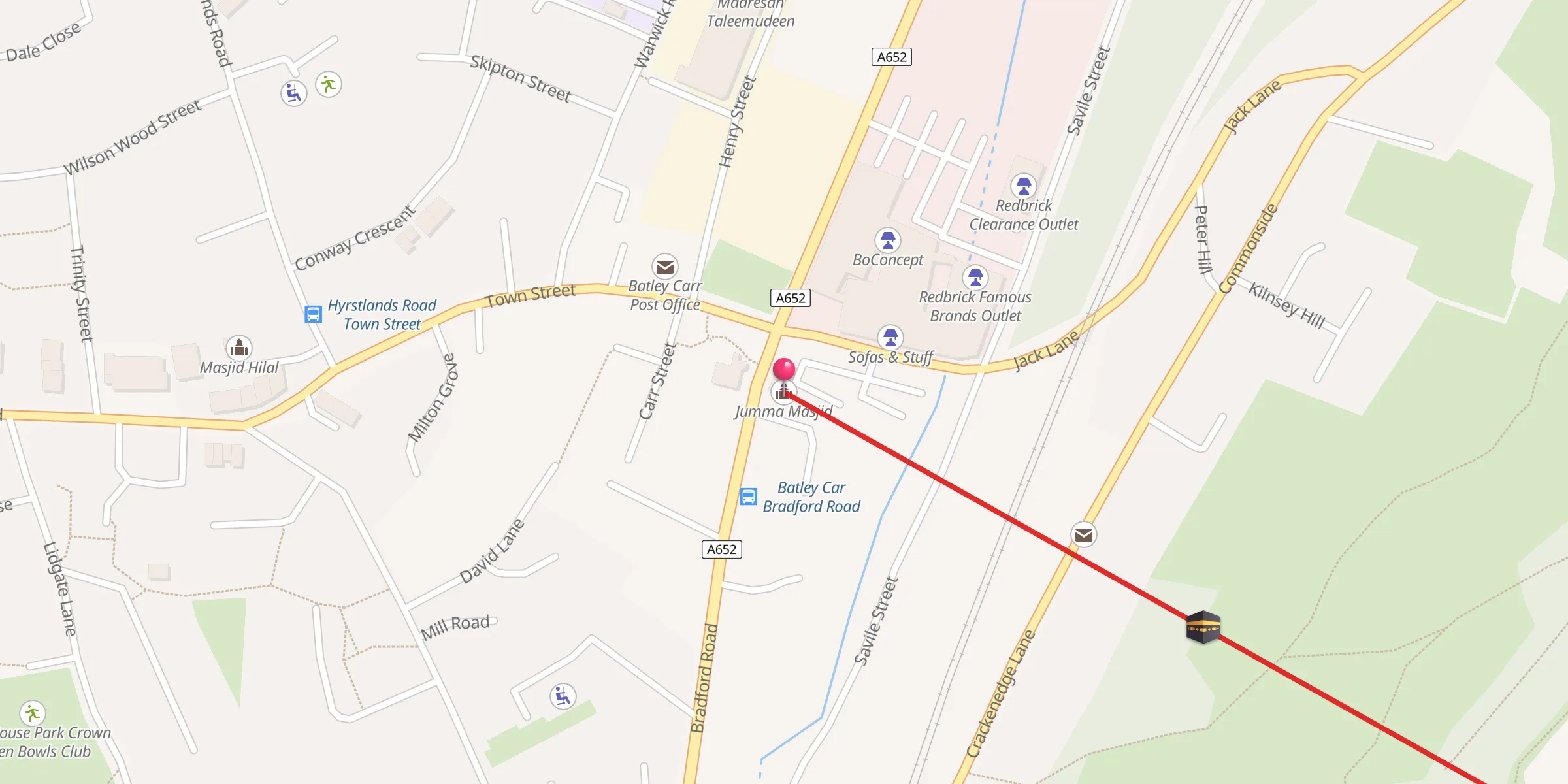 Carte de localisation : Jumma Masjid