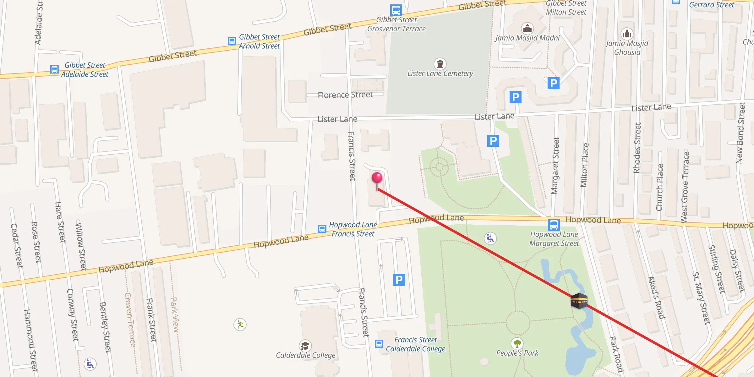 Carte de localisation : AICP Sunniyy Centre