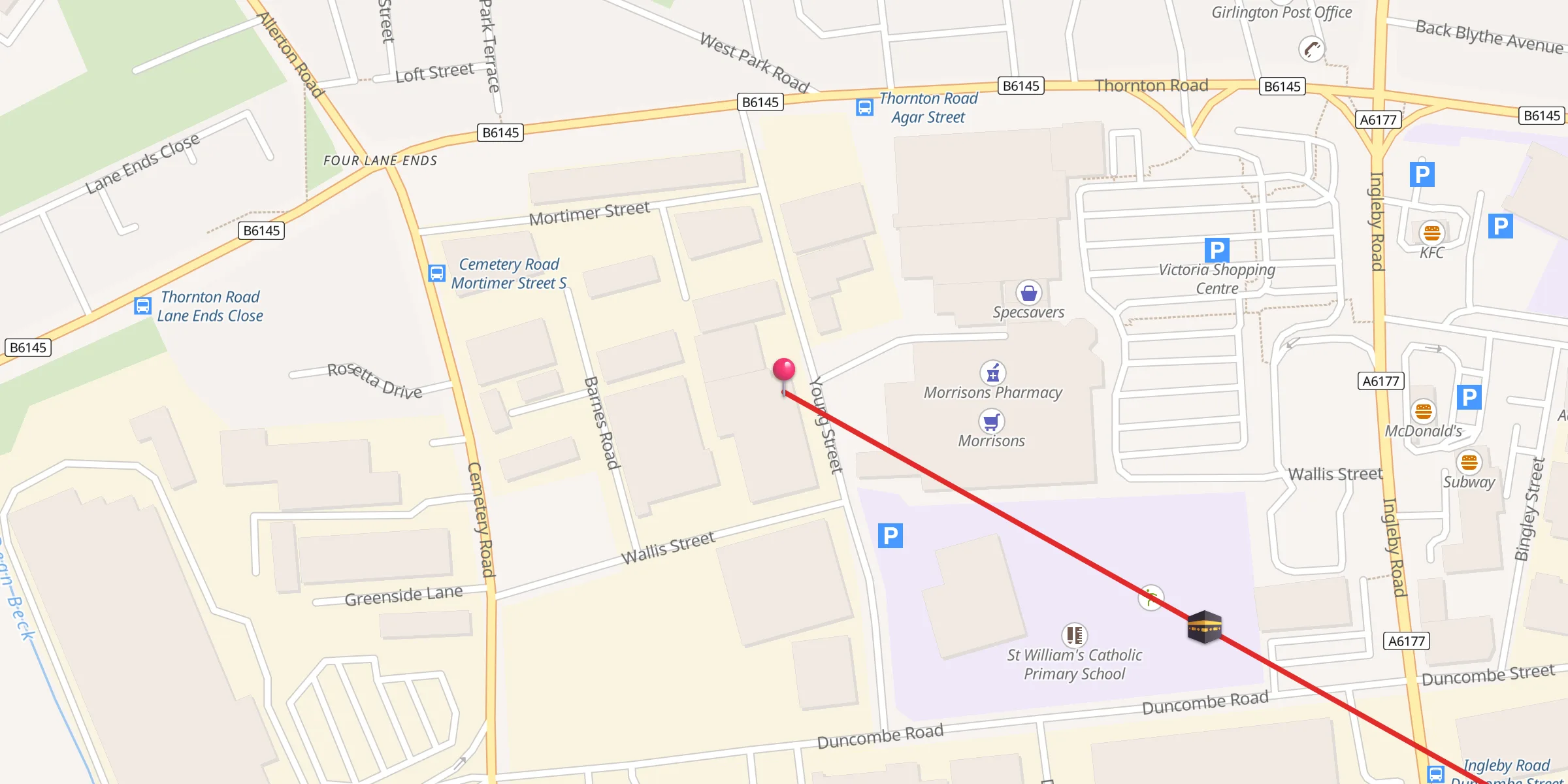 Carte de localisation : Al-Mustafa Centre