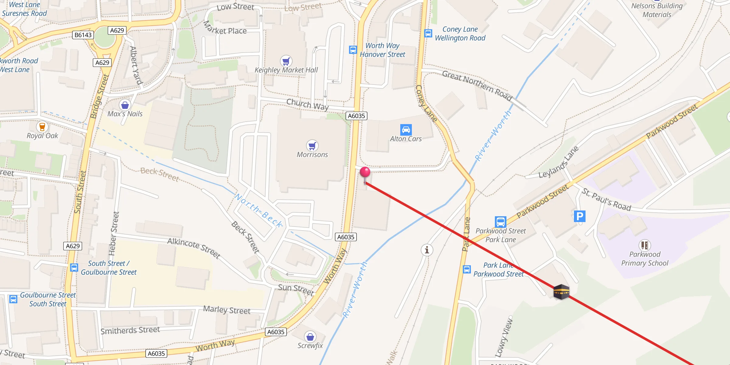 Carte de localisation : Baitul Haleem Mosque