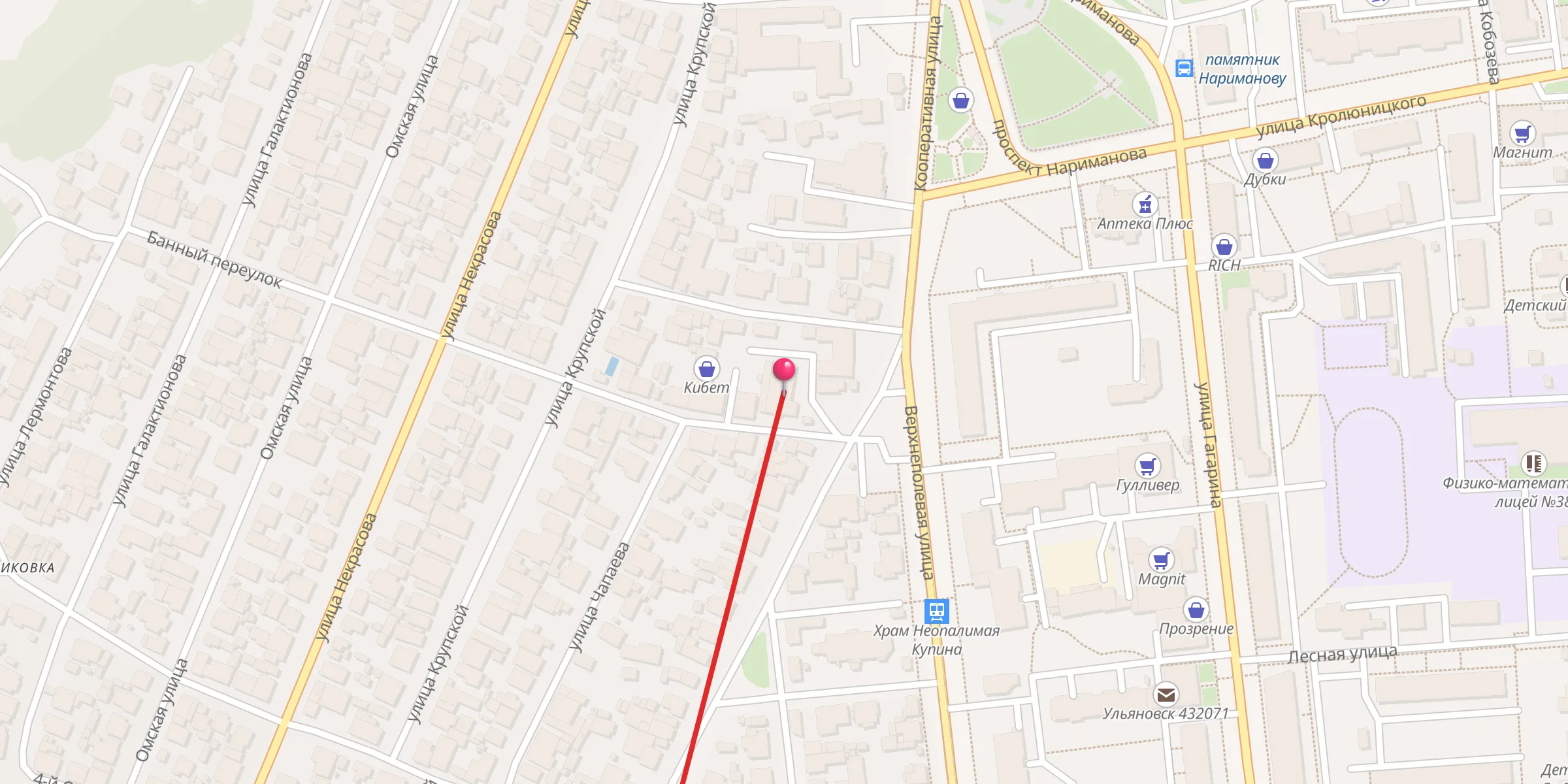 Carte de localisation : Центральная Соборная мечеть