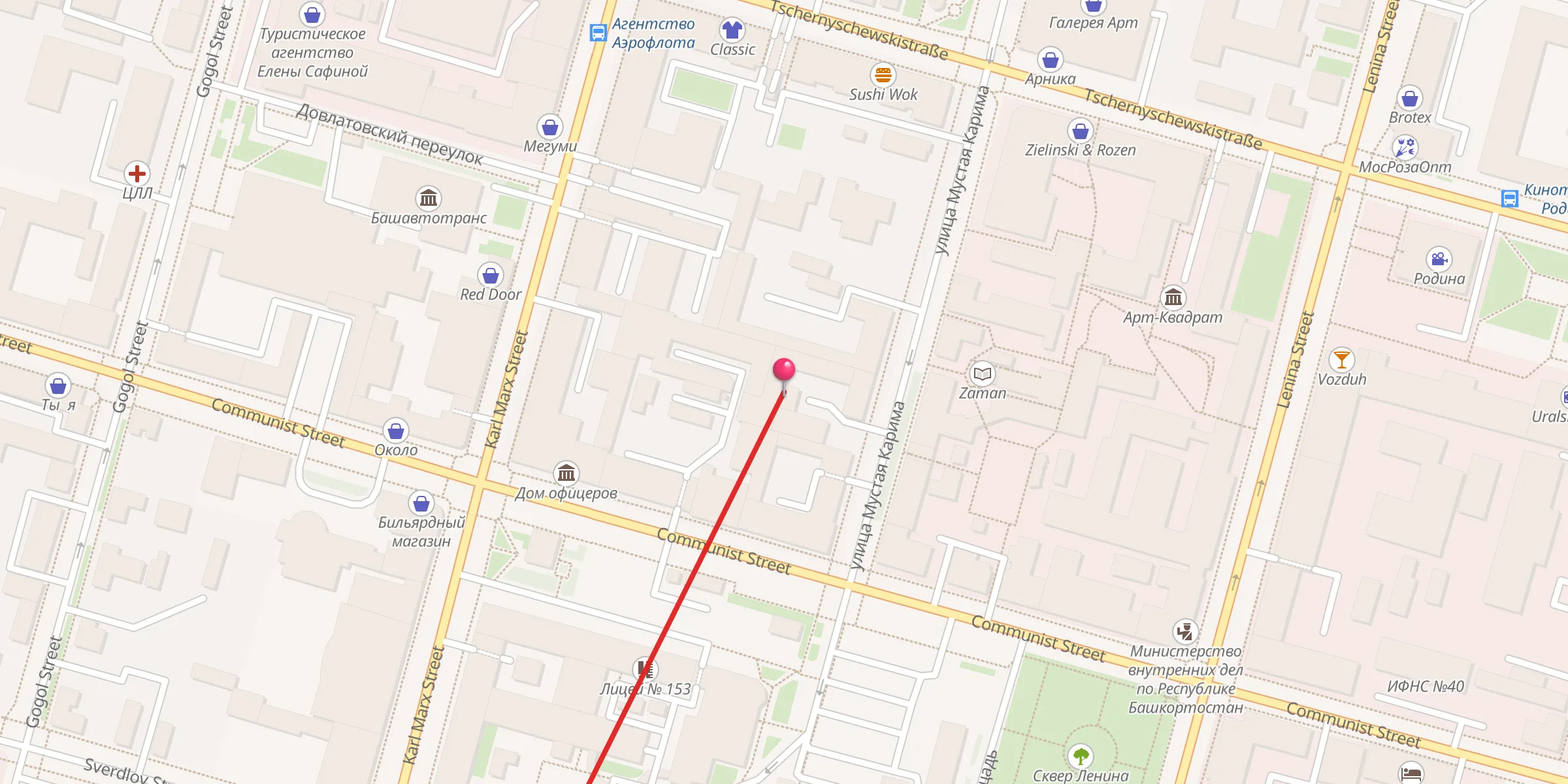 Carte de localisation : Медресе им. Марьям Султановой