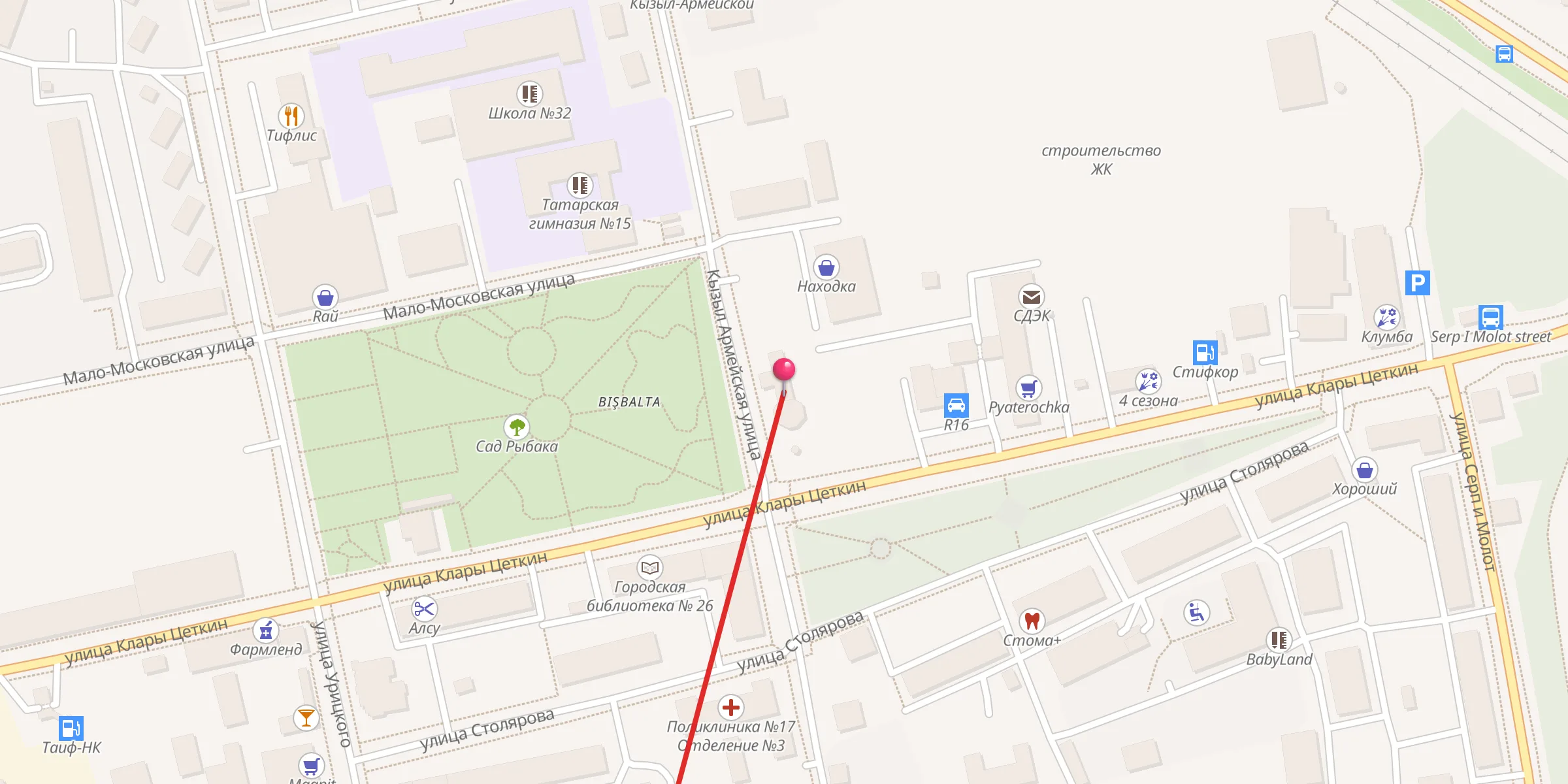 Carte de localisation : Бишбалта