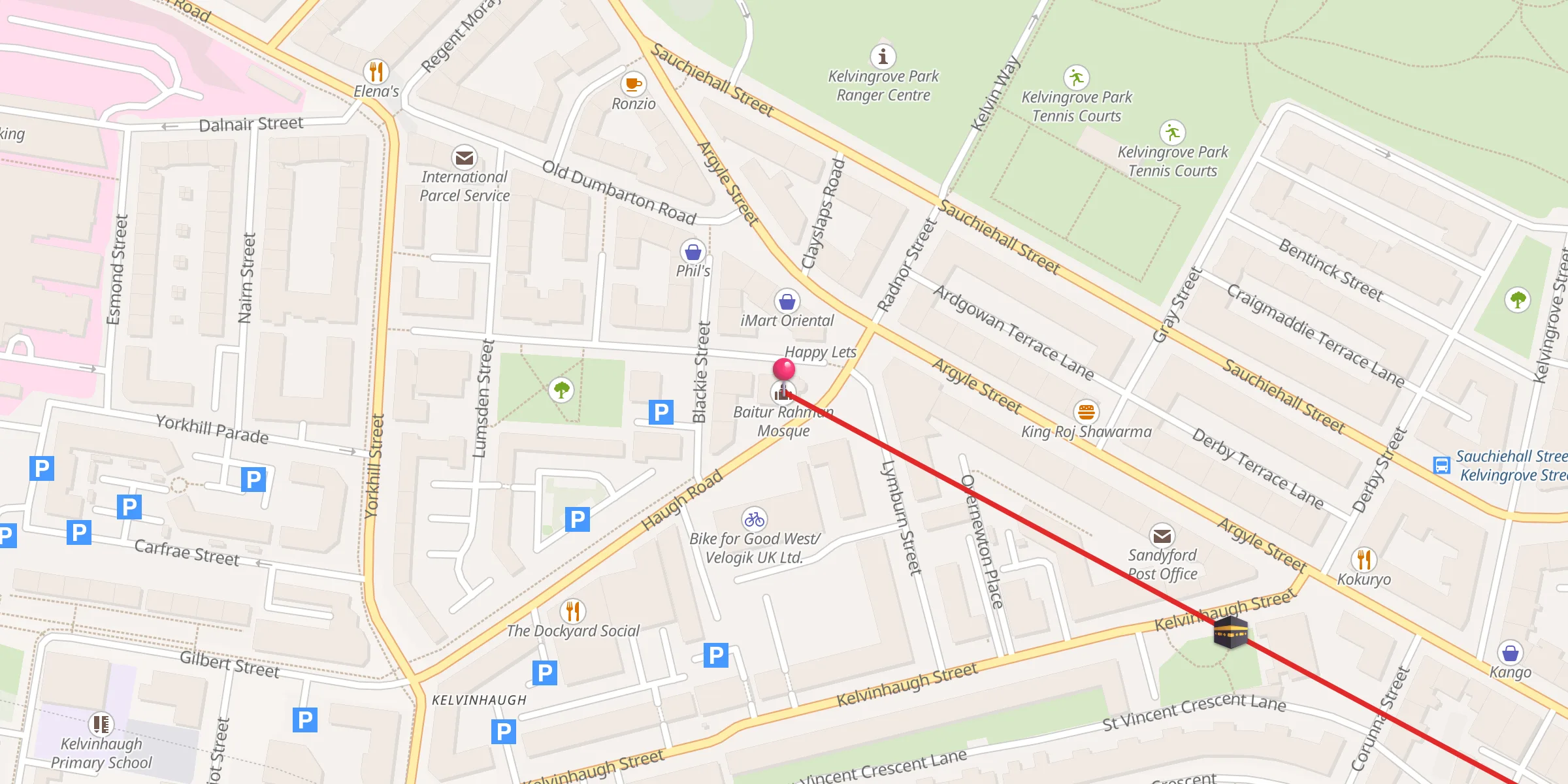 Carte de localisation : Bait-Ur-Rahman Mosque