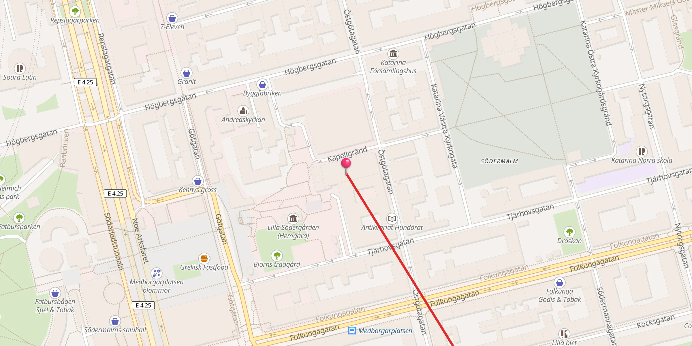 Carte de localisation : Stockholms moské