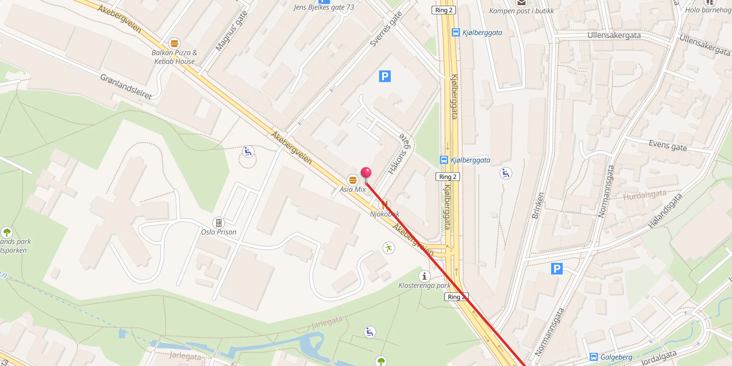 Carte de localisation : Tawfiiq Islamsk Senter