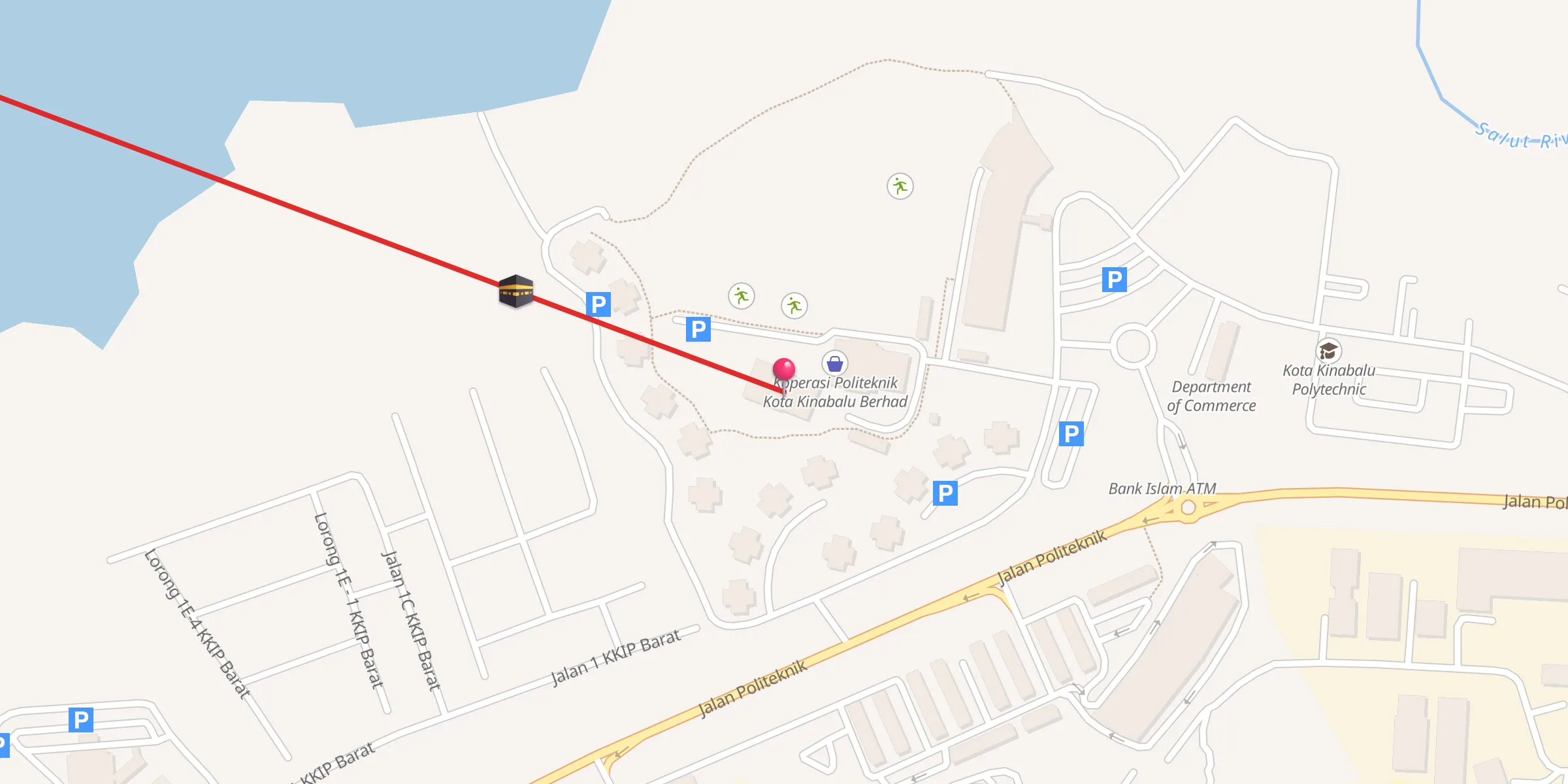 Carte de localisation : Pusat Islam