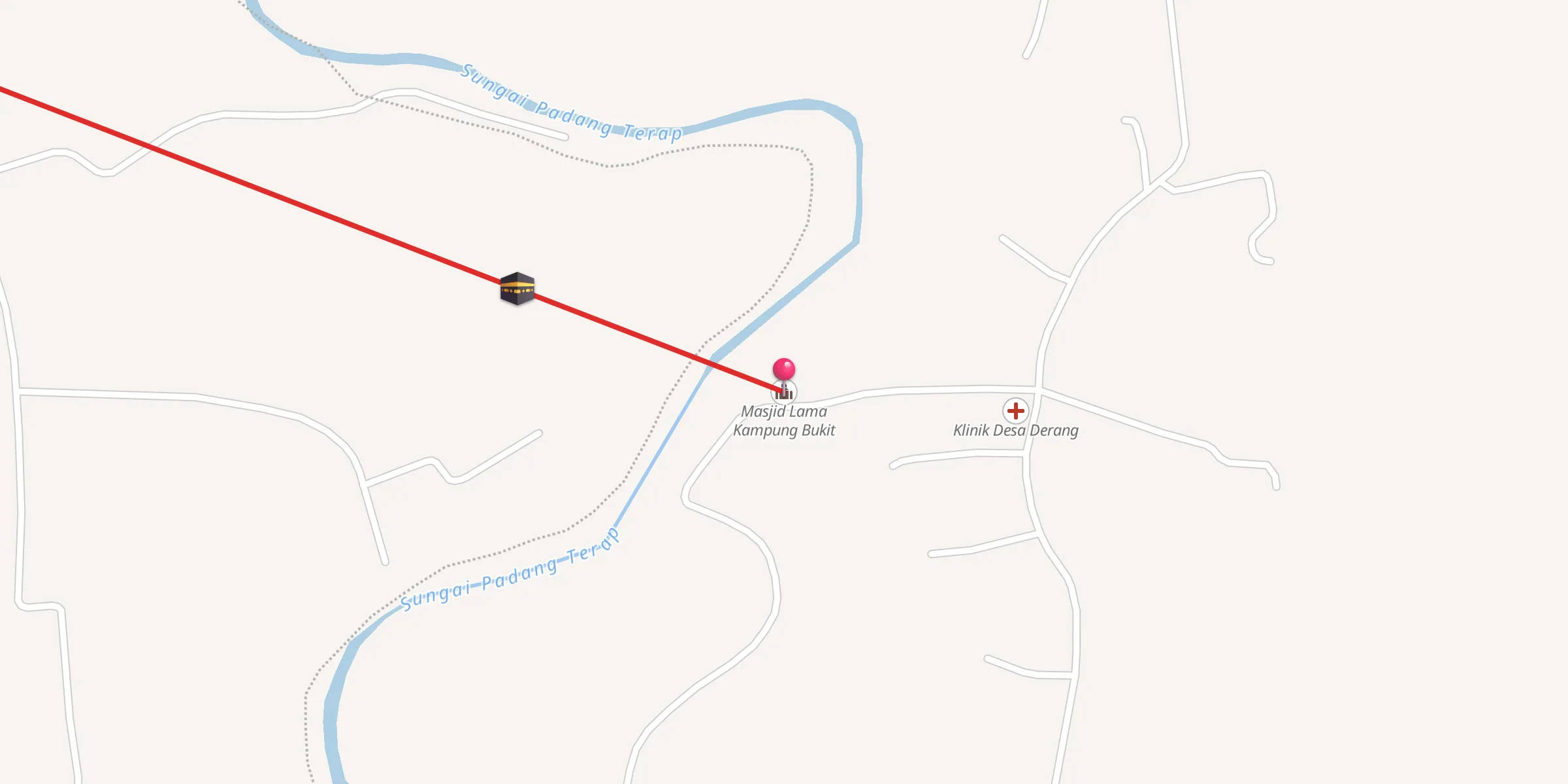 Carte de localisation : Masjid Lama Kampung Bukit