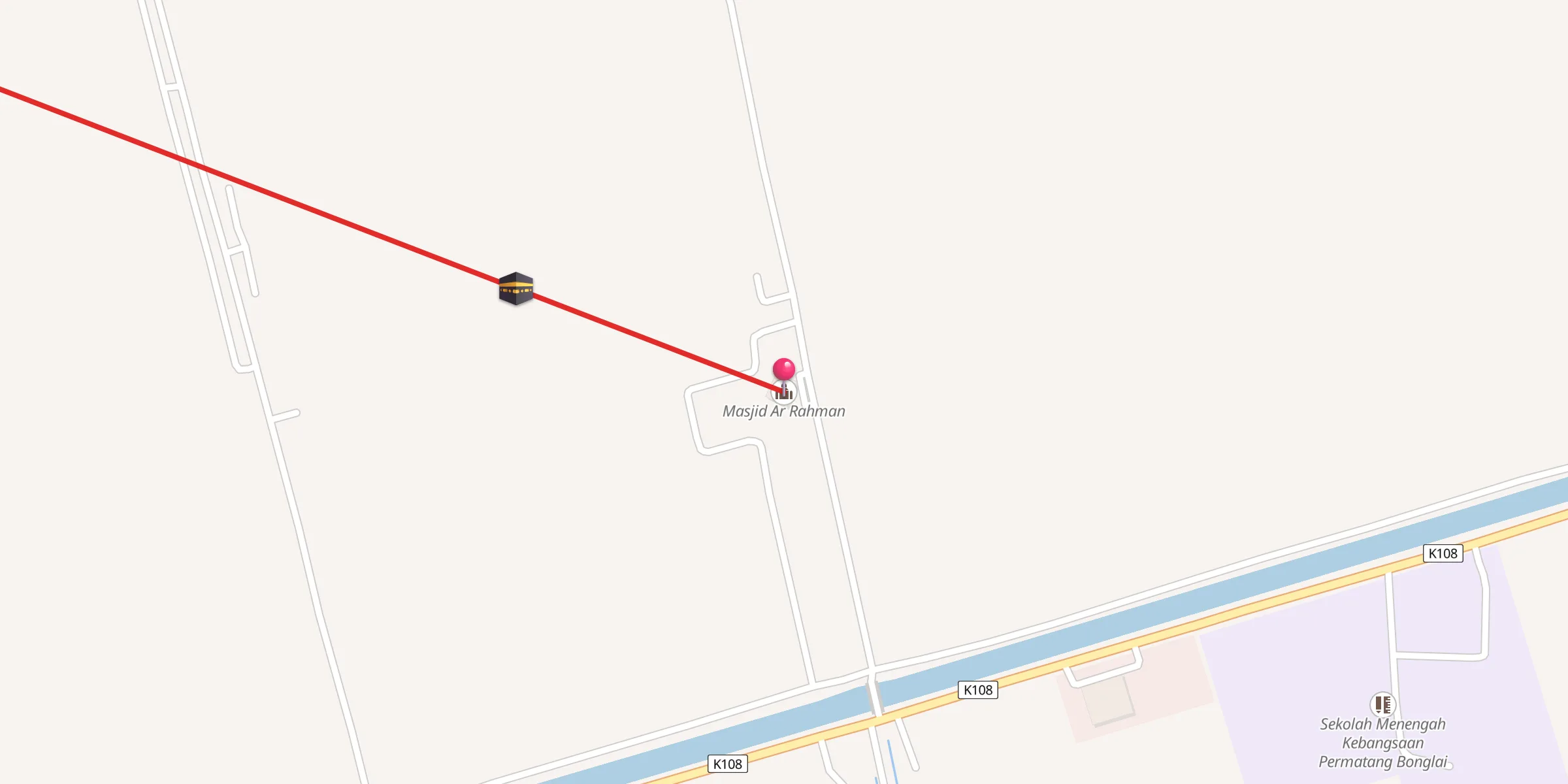 Carte de localisation : Masjid Ar Rahman