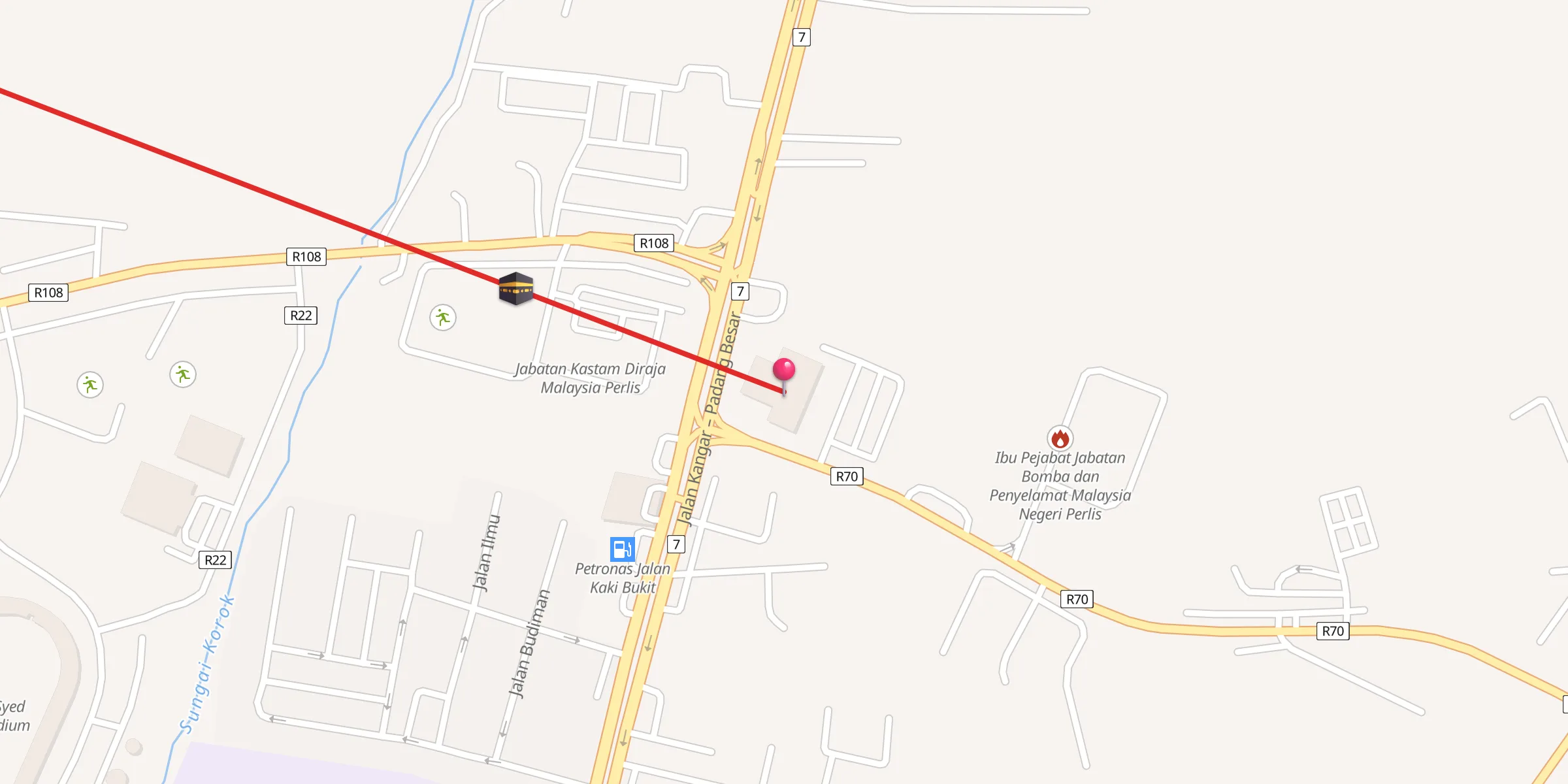 Carte de localisation : Masjid Tuanku Syed Putra Jamalullail